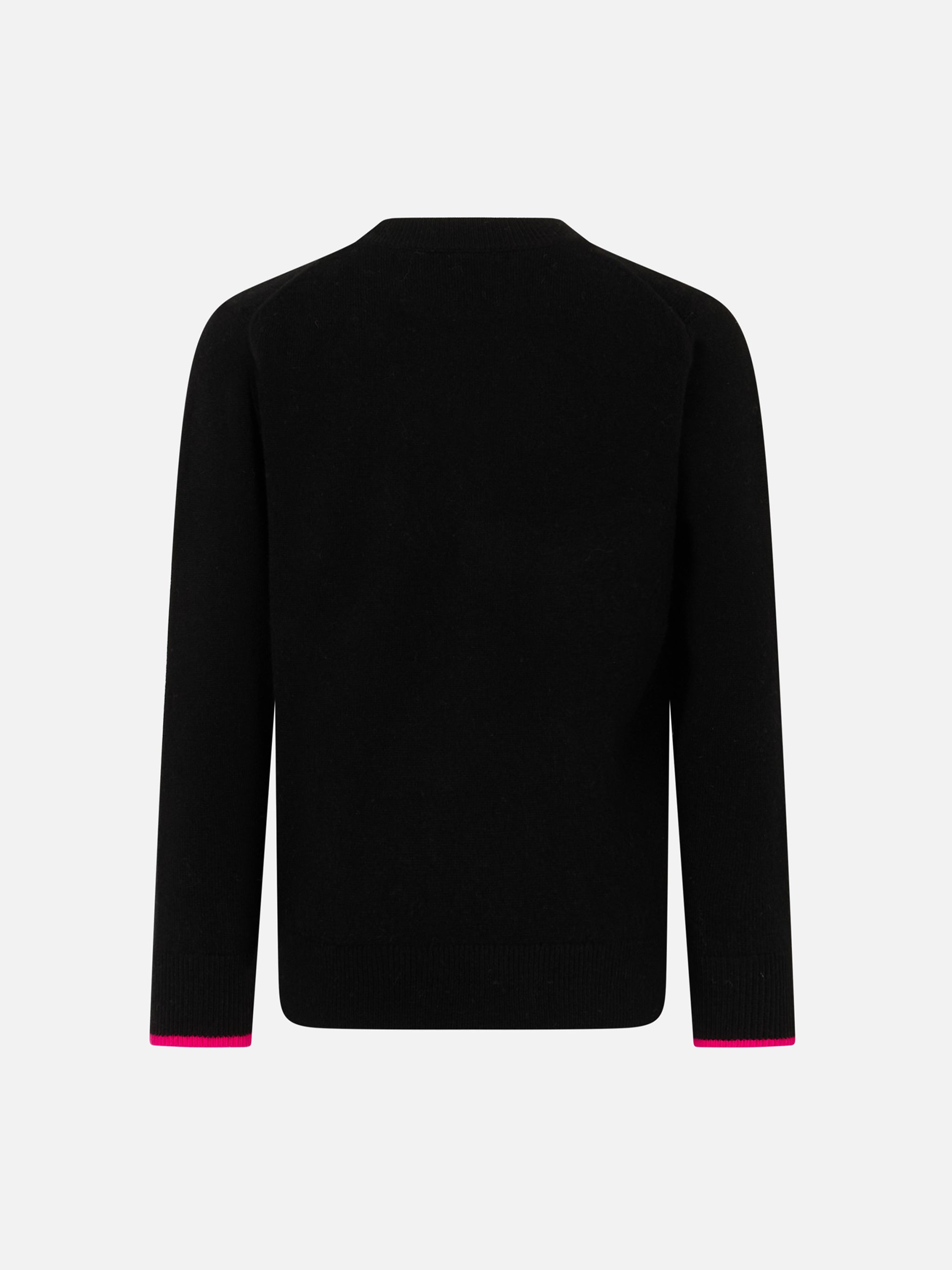mc2-saint-barth-danya-maglione-bambina-girocollo-nero-stampa-barbie-edizione-spe image 3