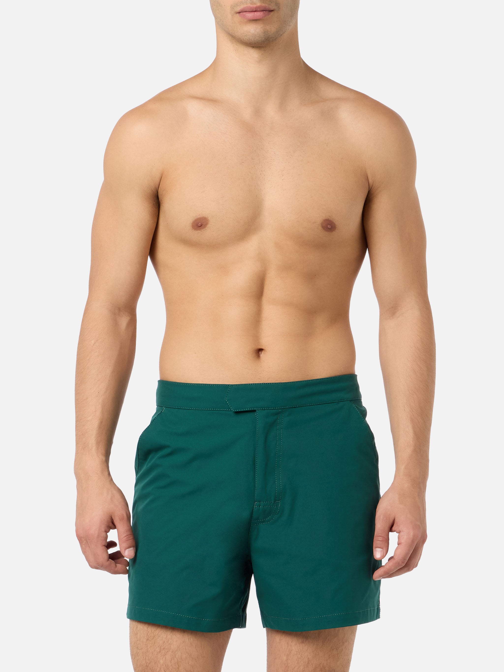 mc2-saint-barth-costume-master-uomo-boxer-mare-verde-british-tinta-unita image 3