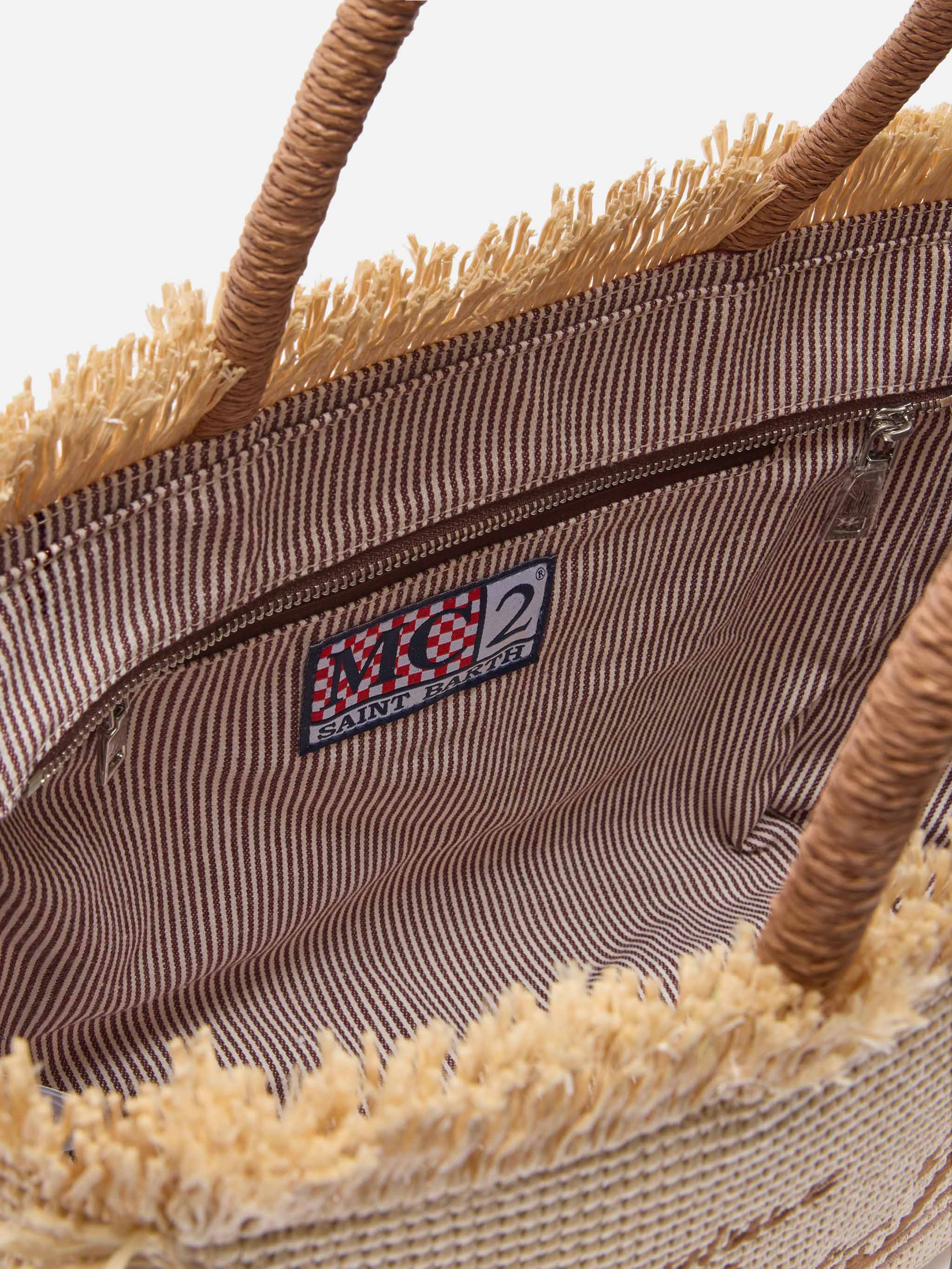 mc2-saint-barth-borsa-vanity-regular-effetto-paglia-beige-con-logo-ricamato image 5