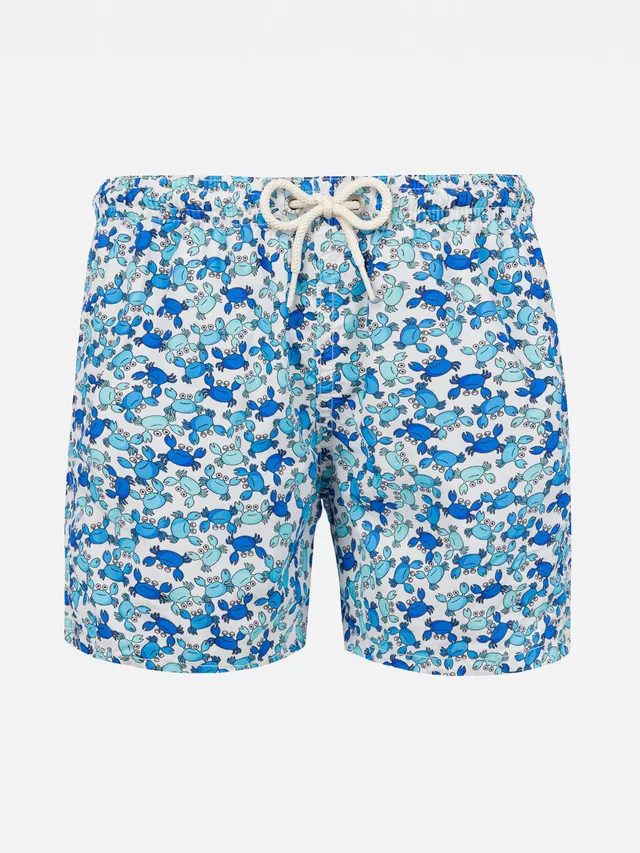 mc2-saint-barth-costume-boxer-bambino-stampa-granchio-bianco image 1