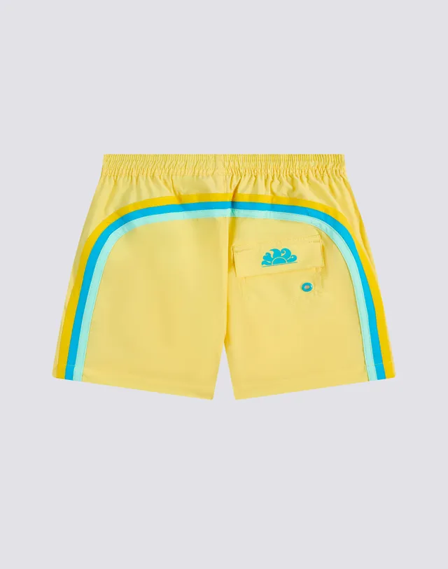 sundek-costume-mare-bambino-corto-4-way-stretch-con-arcobaleno image 1