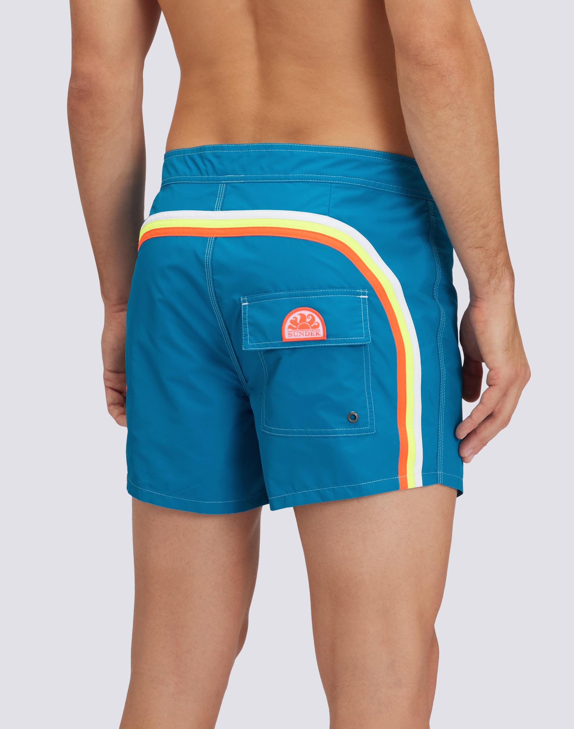 sundek-m502bdta100-iconic-taffeta-costume-da-bagno-corto-vita-fissa-uomo image 1