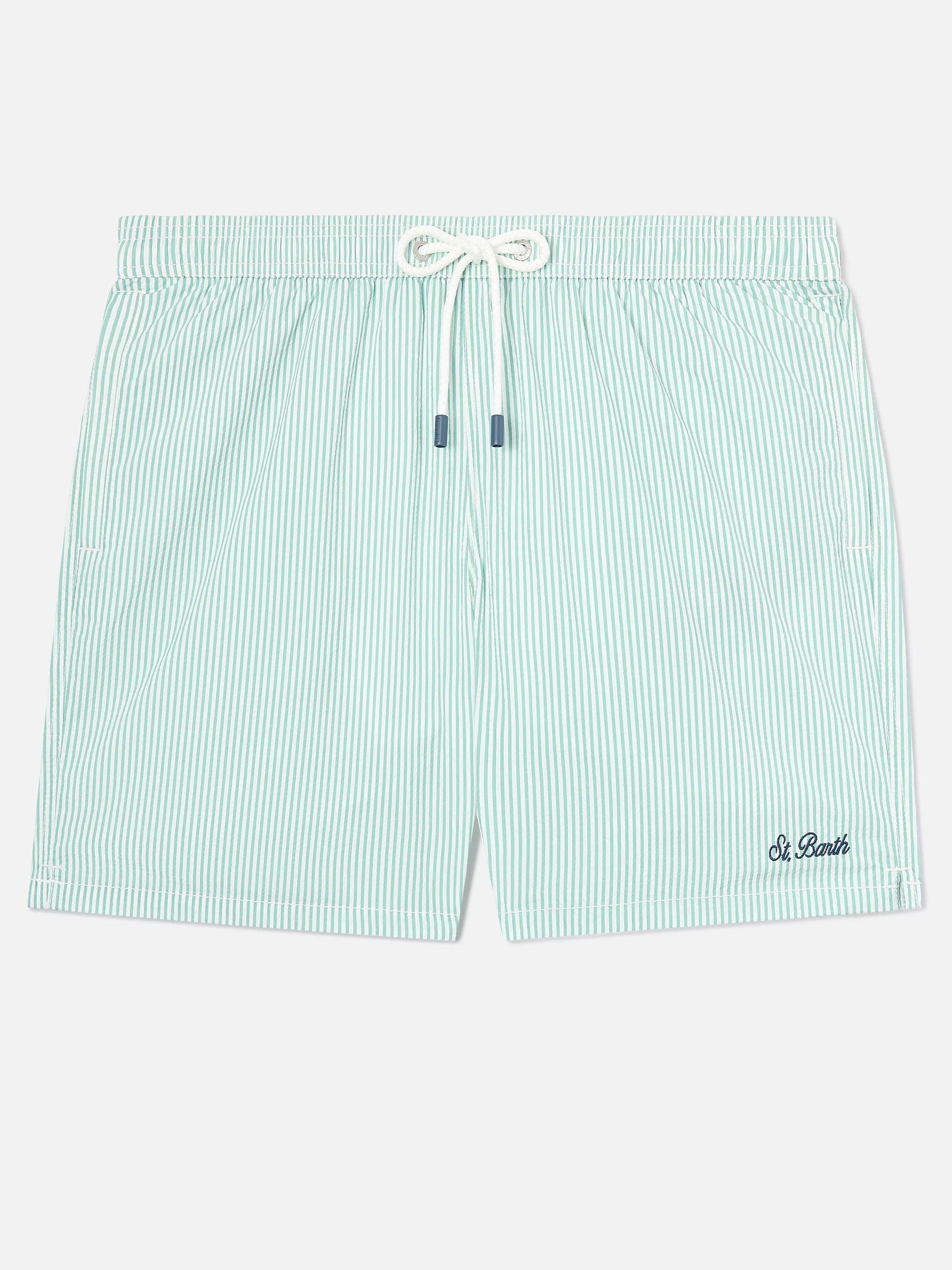 mc2-saint-barth-costume-mare-patmos-seersucker-rigato-verde-salvia-e-bianco-uomo image 1