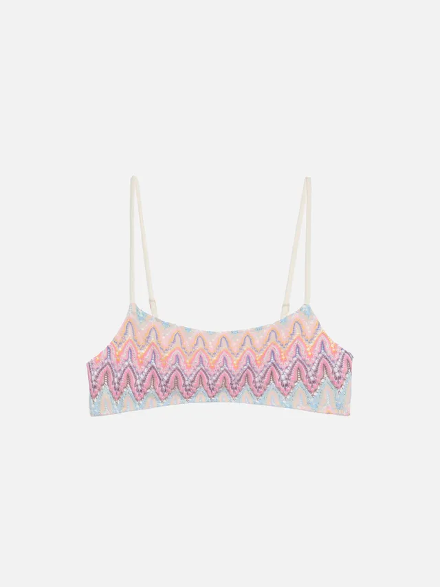 top-da-spiaggia-donna-mc2-saint-barth-sadie-bralette-in-maglia-raschel image 1