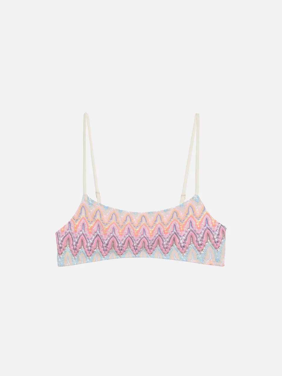 top-da-spiaggia-donna-mc2-saint-barth-sadie-bralette-in-maglia-raschel image 1