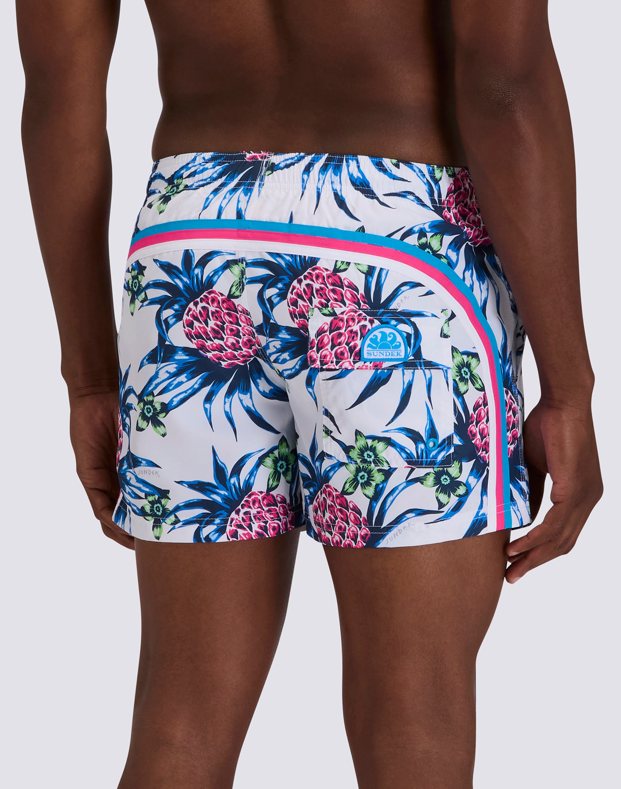 sundek-iconic-14-costume-uomo-corto-repreve-stampa-tropic-dance image 1
