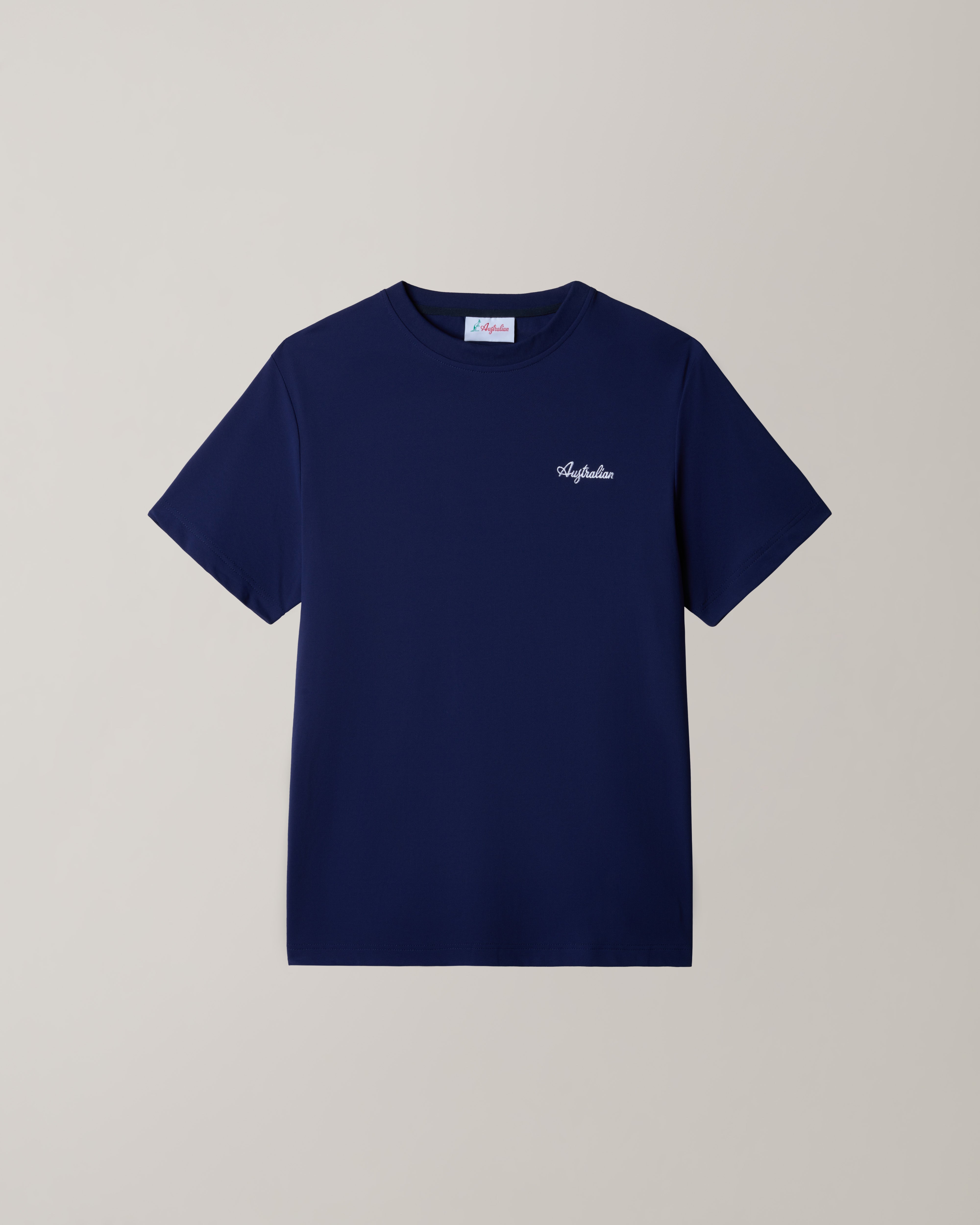 australian-easy-t-shirt-t-shirt-piquet-tecnico-blu-cosmo image 1