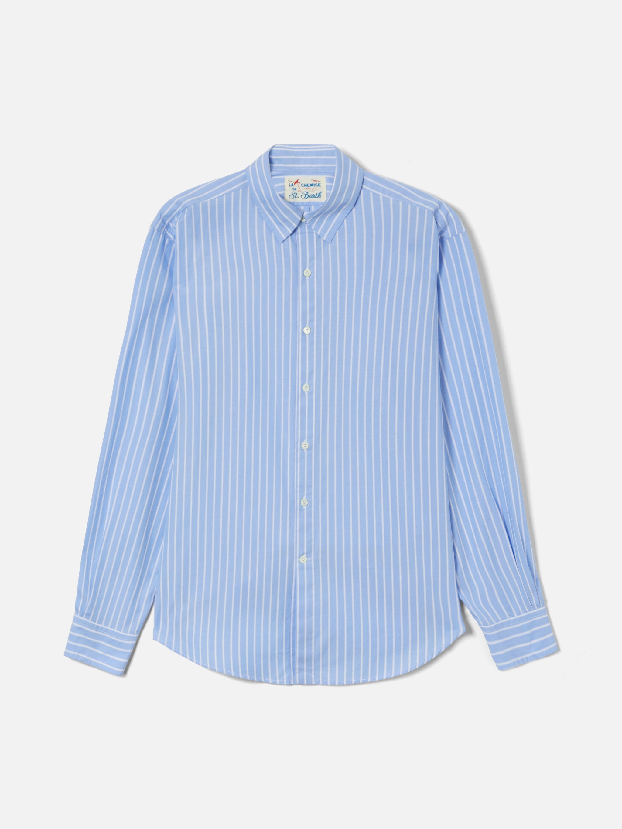 mc2-saint-barth-camicia-levanzo-uomo-cotone-righe-azzurre-oversize image 5