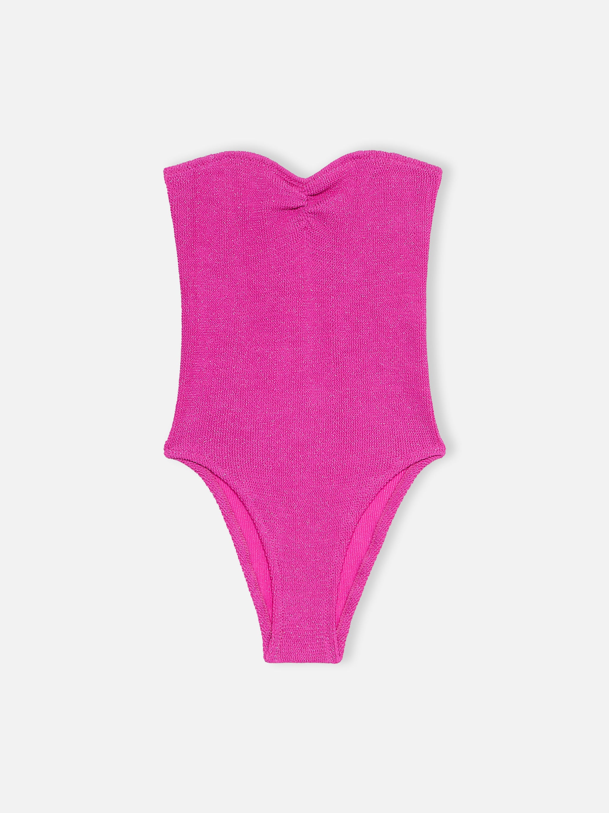 mc2-saint-barth-soleil-costume-intero-donna-senza-spalline-fucsia-lurex image 1