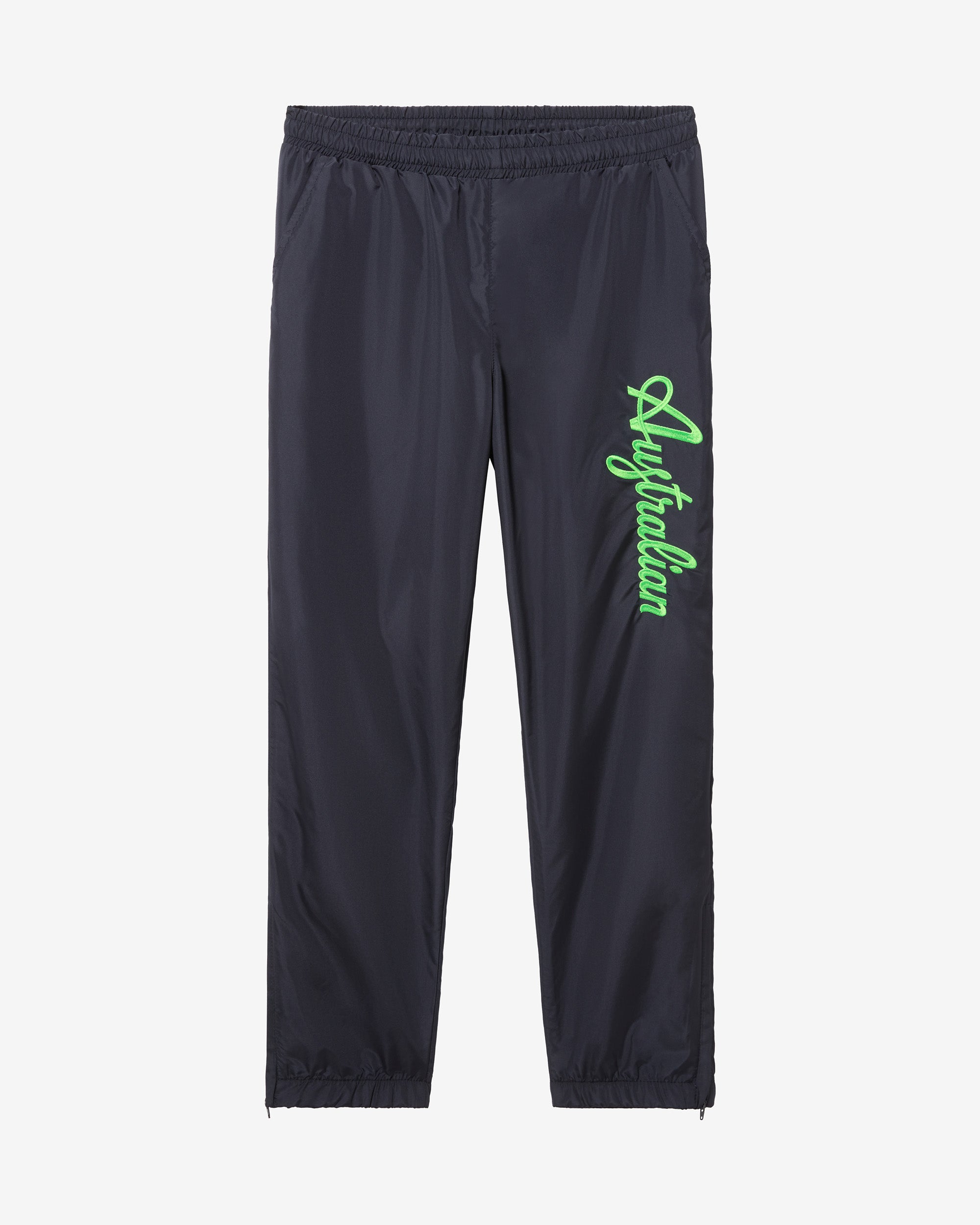 australian-logo-smash-track-pant-pantalone-tuta-foderato-blu-navy-verde image 7