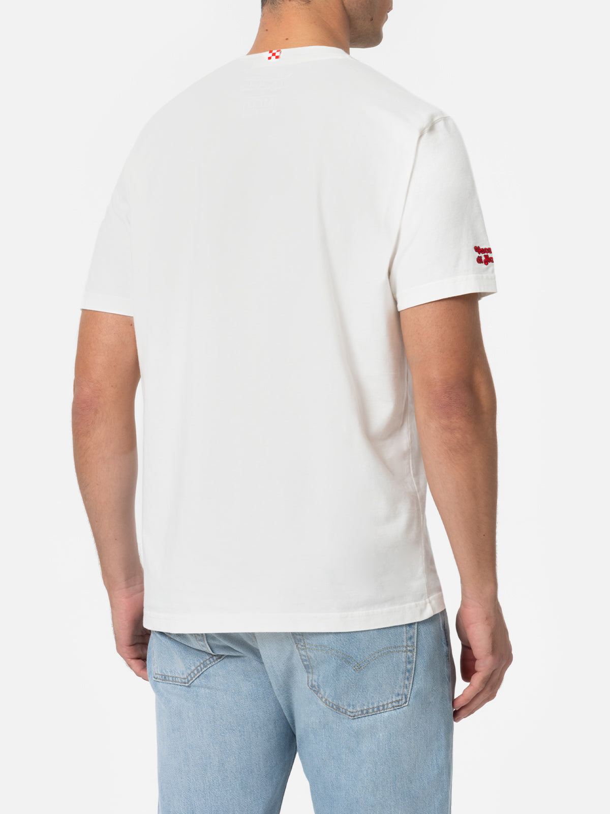 mc2-saint-barth-arnott-t-shirt-uomo-cotone-pesante-ricamo-sole-whisky-special-ed image 4