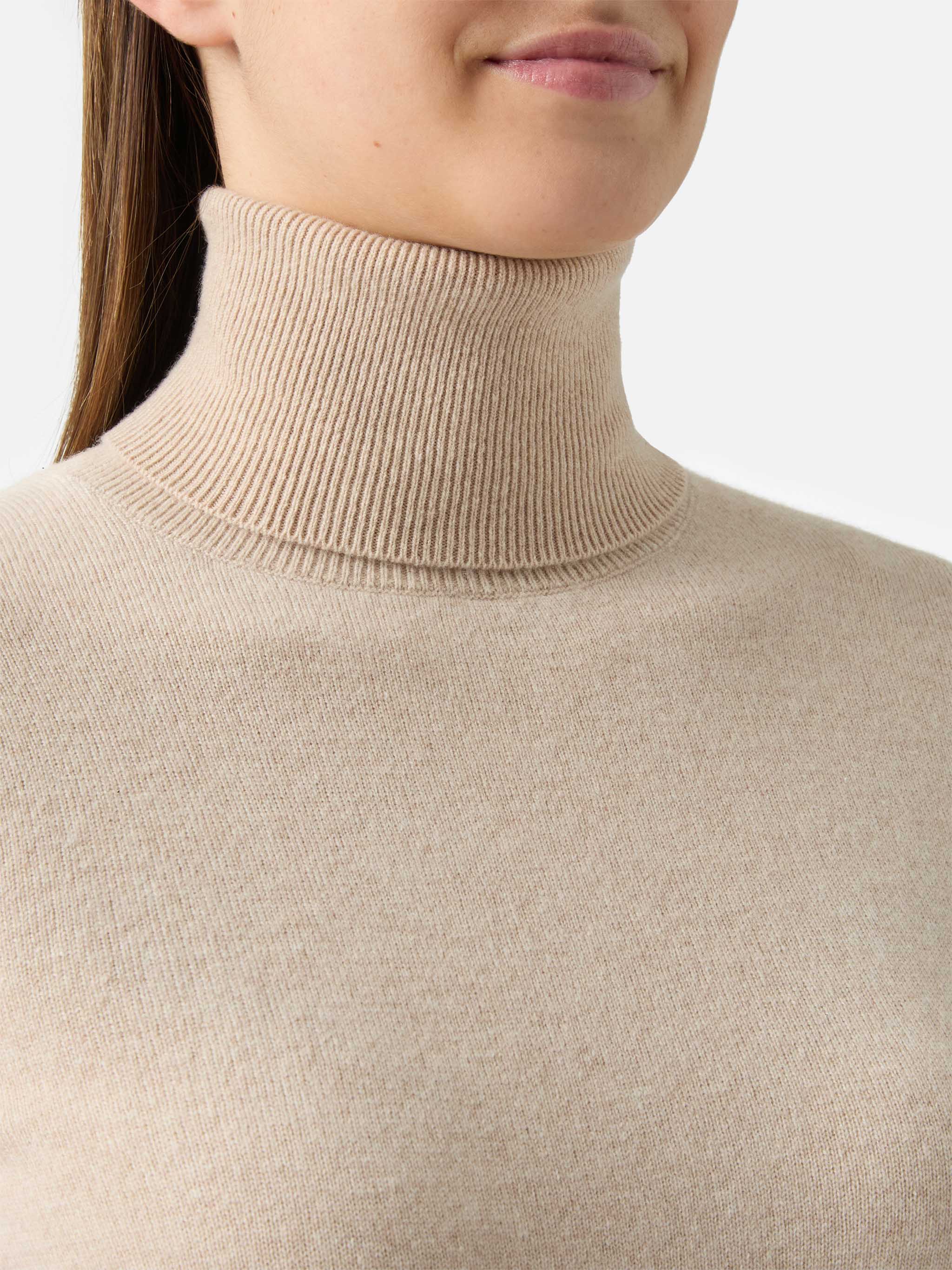 mc2-saint-barth-moody-dolcevita-cashmere-beige-melange-ricamo-st-barth image 2