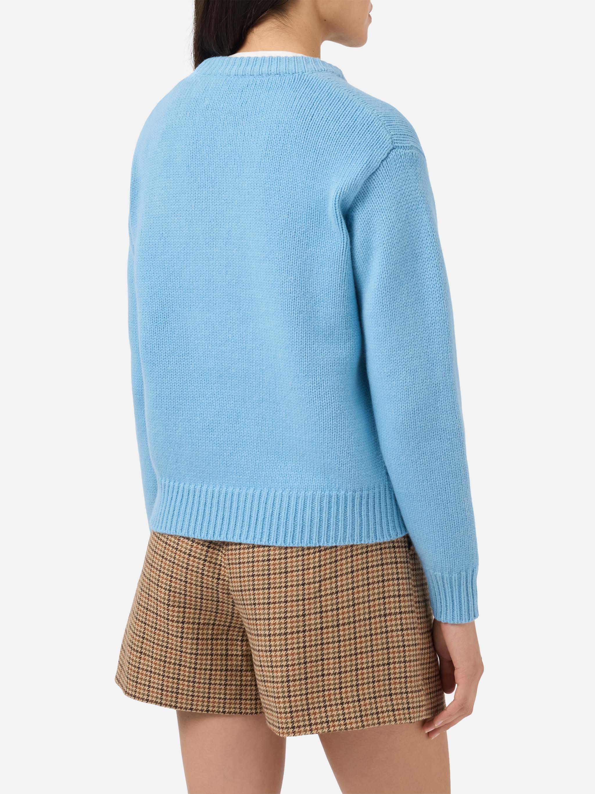 mc2-saint-barth-kyla-maglione-donna-lana-azzurro-jacquard-snow image 3