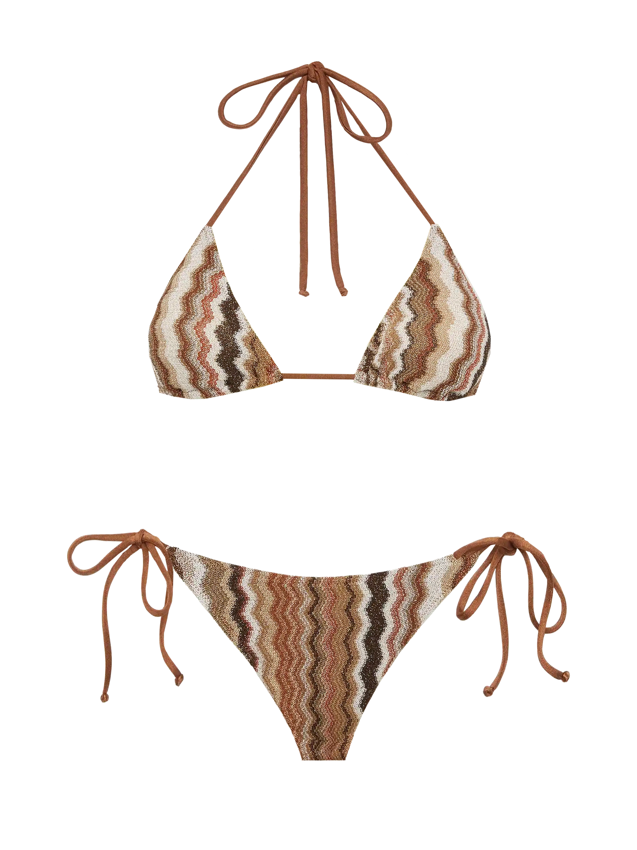 mc2-saint-barth-bikini-leah-virgo-donna-in-maglia-raschel-motivo-onde-marrone image 1
