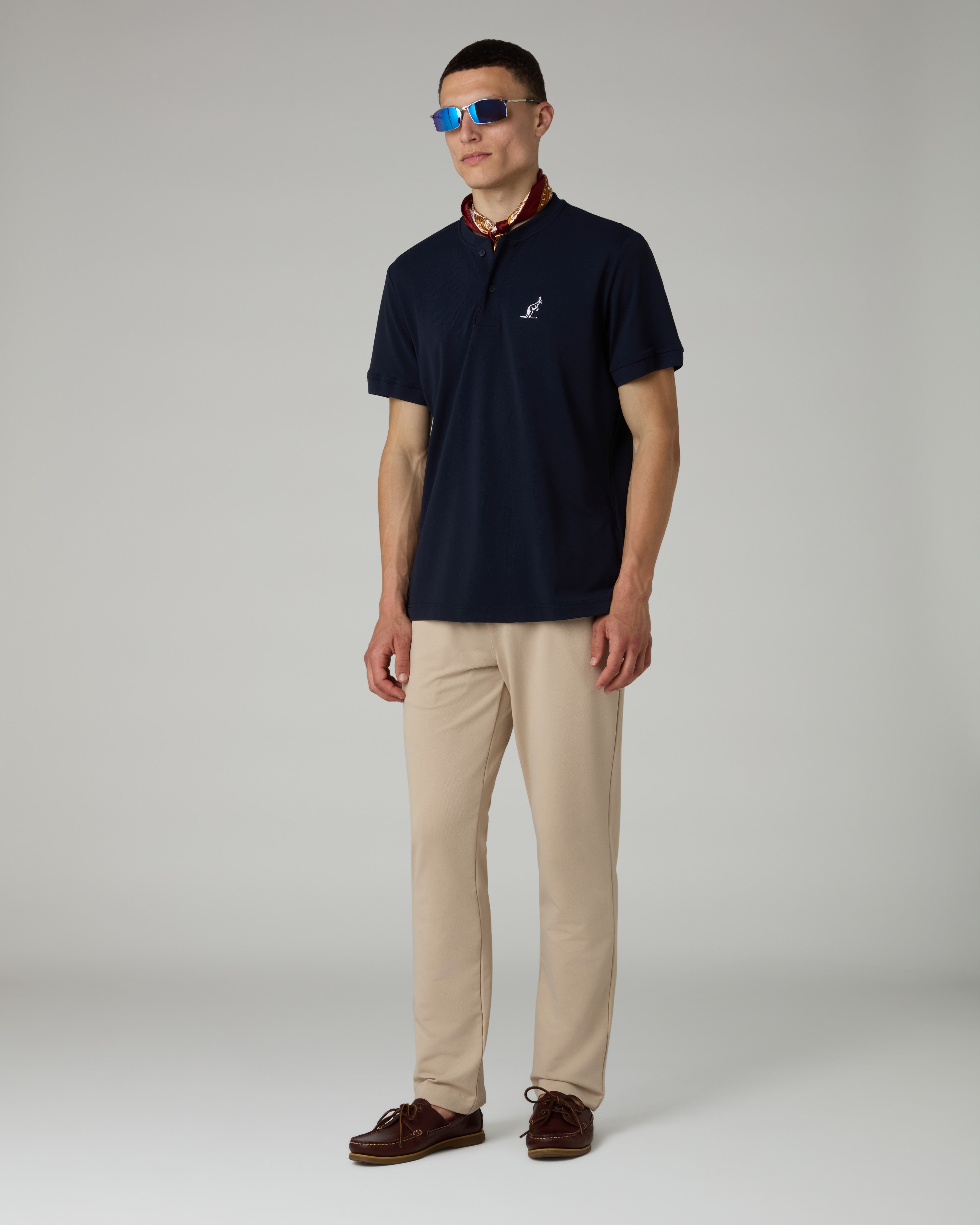 australian-style-polo-in-piquet-tecnico-blu-navy image 2