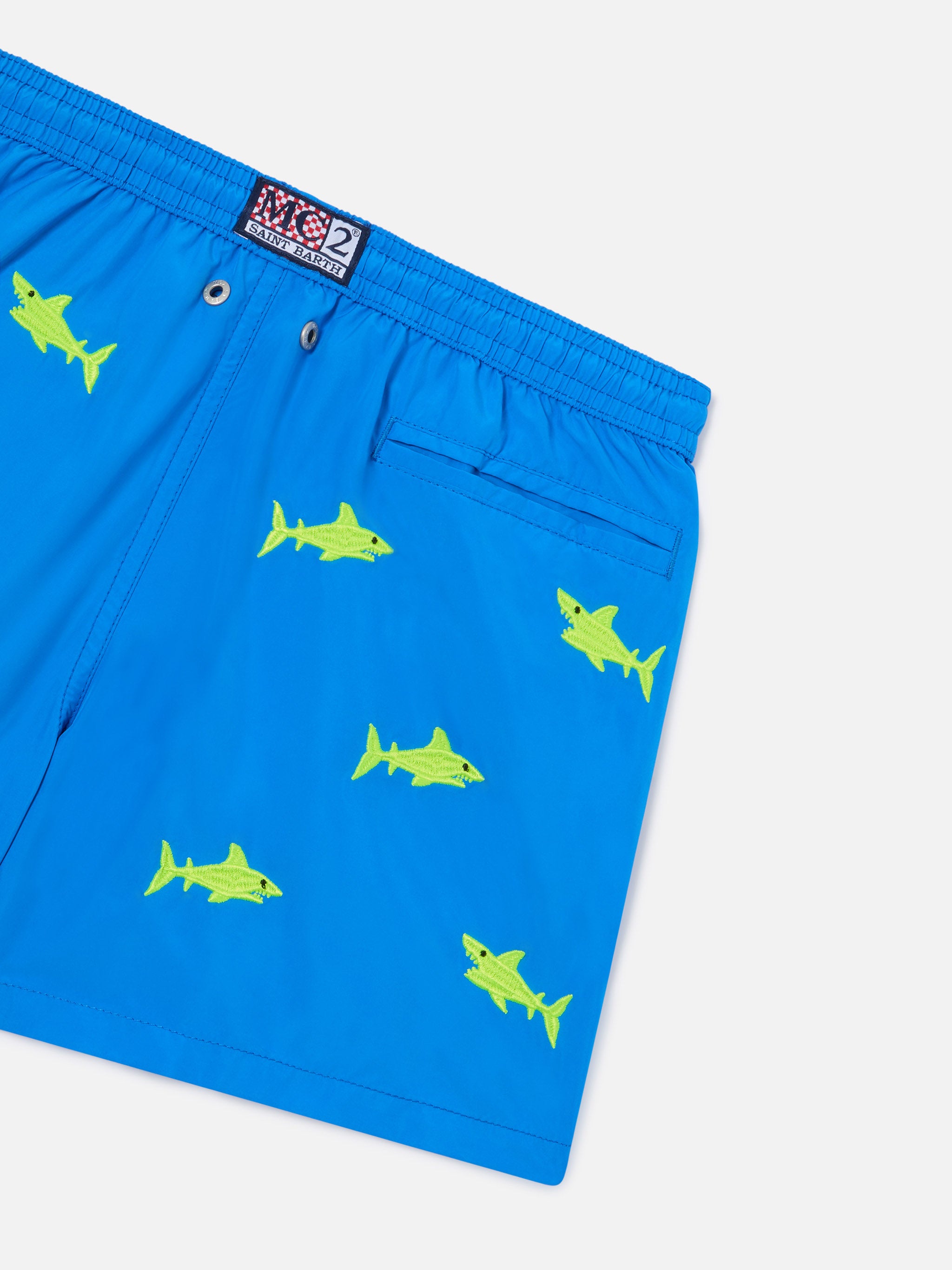 mc2-saint-barth-costume-da-bagno-per-bambino-con-ricamo-squalo-giallo-fluo-a-lun image 3