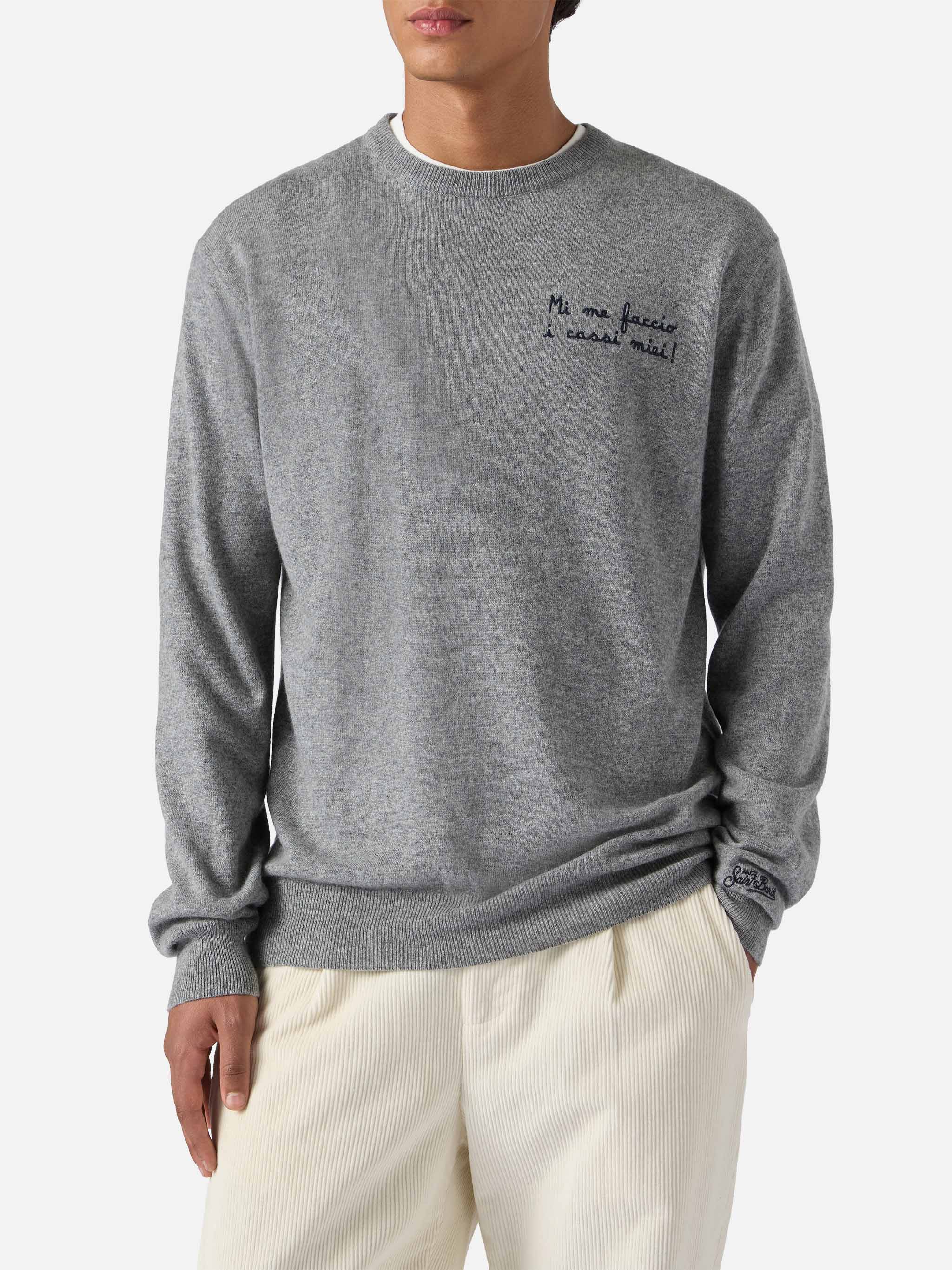 mc2-saint-barth-heron-light-maglione-girocollo-uomo-grigio-vacanze-di-natale-spe image 2
