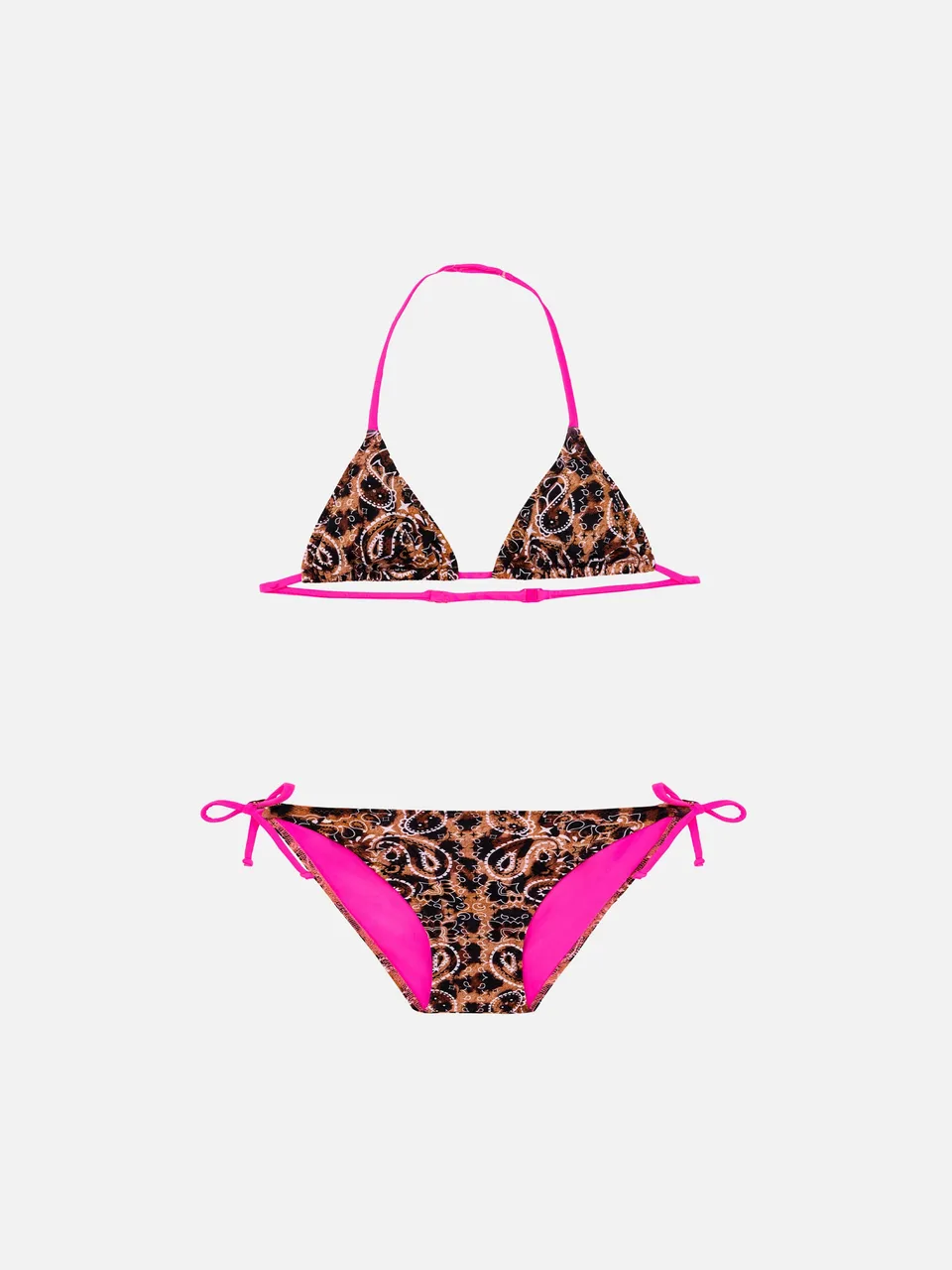 mc2-saint-barth-bikini-triangolo-con-stampa-bandana-leo-da-bambina image 1