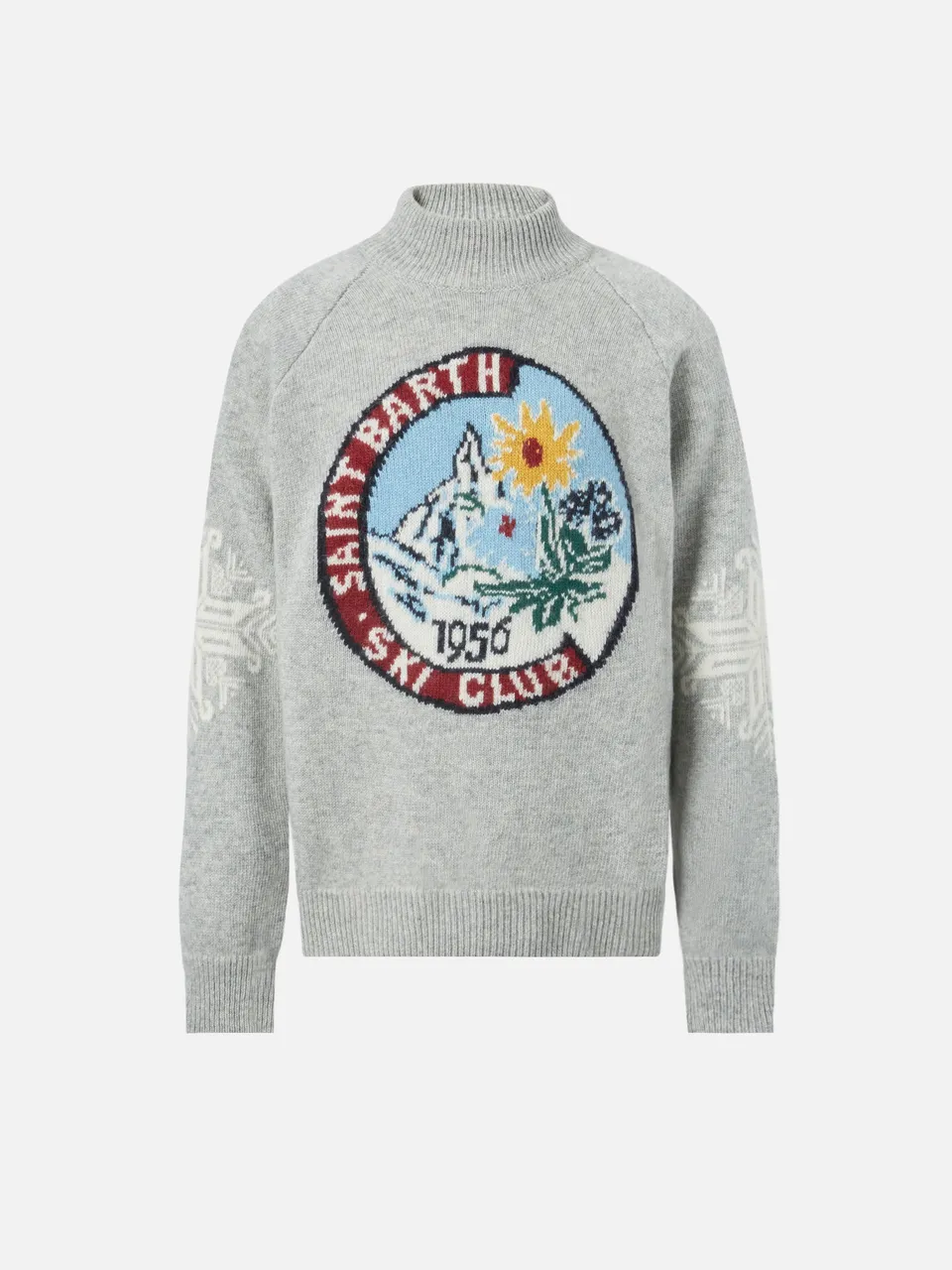 mc2-saint-barth-davos-dolcevita-in-misto-cashmere-con-jacquard-cervino-grigio image 1