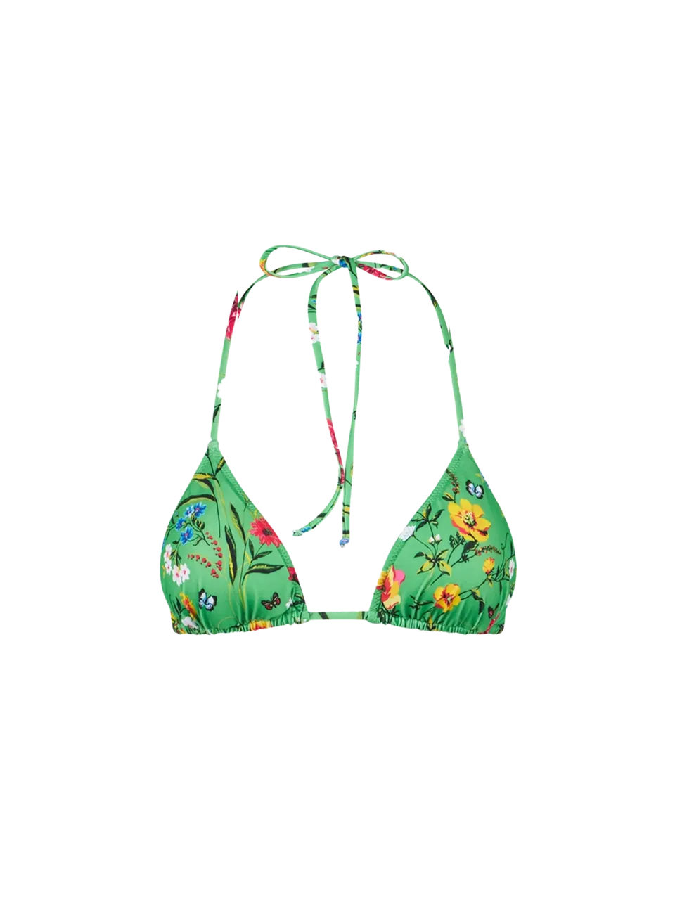 mc2-saint-barth-top-bikini-leah-a-triangolo-con-stampa-floreale-verde image 1