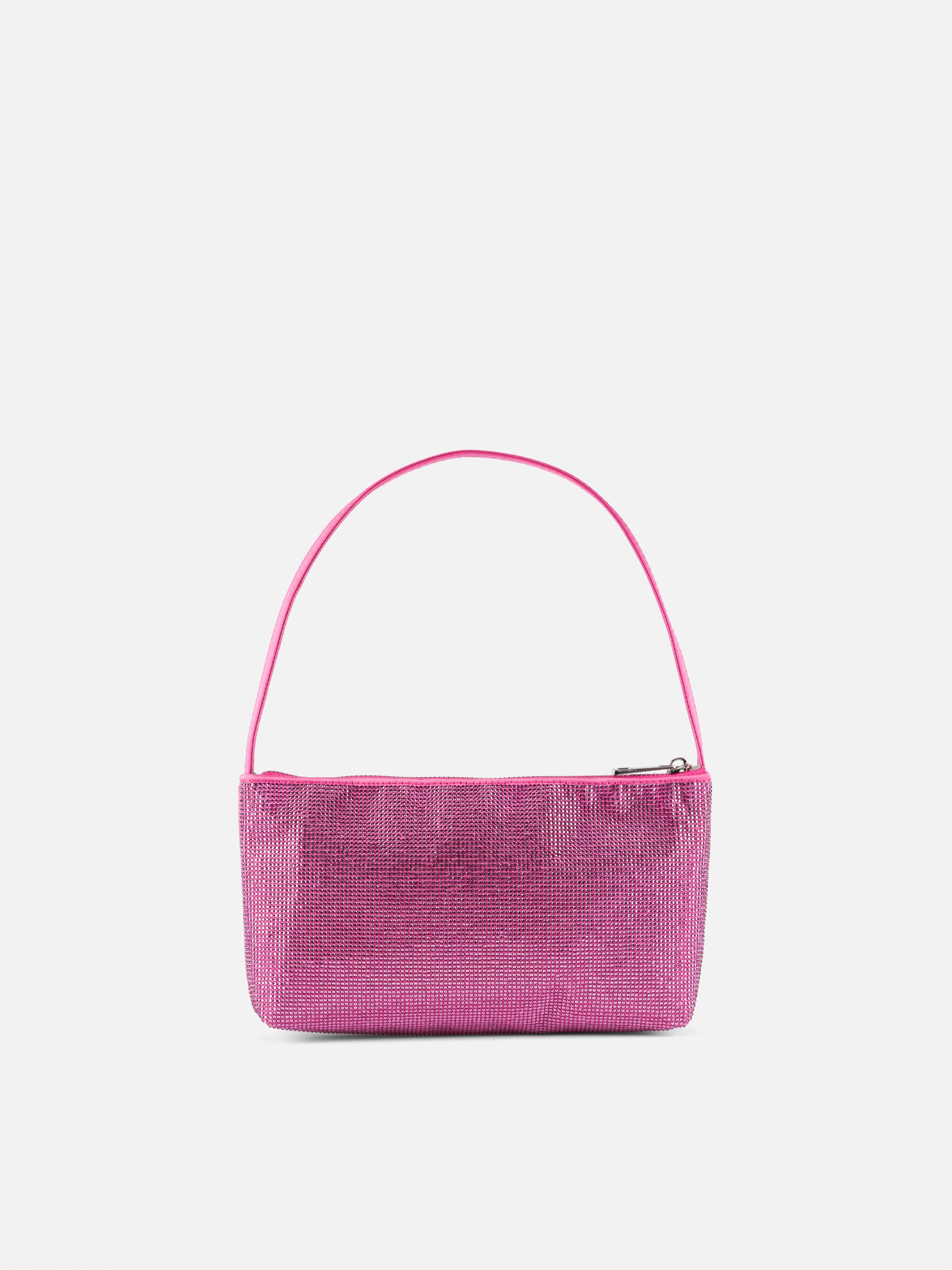 mc2-saint-barth-borsa-mini-strass-fucsia-con-manico-satinato-22x14cm image 3