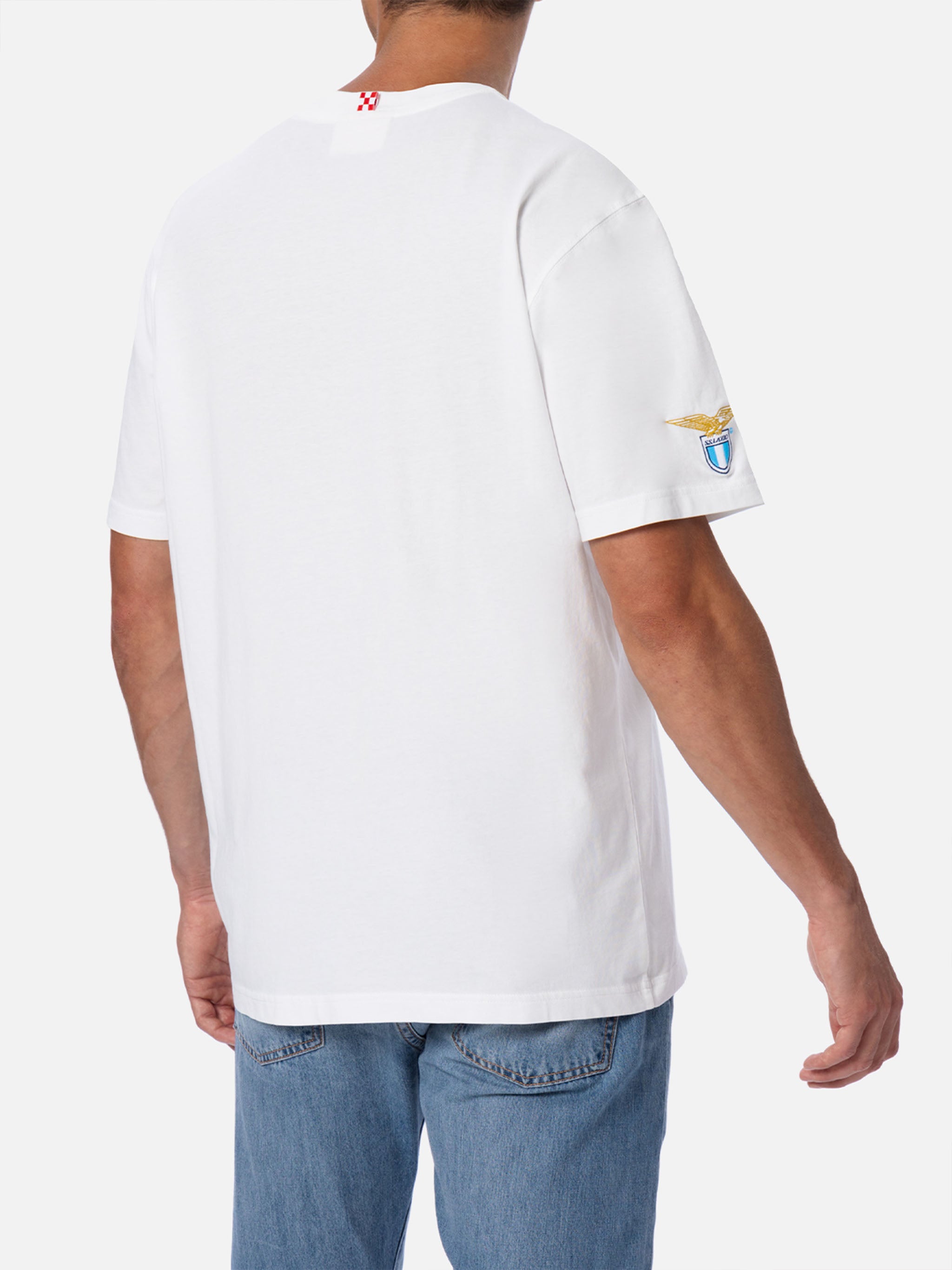 mc2-saint-barth-man-t-shirt-uomo-bianca-ricamo-di-padre-in-figlio-ss-lazio-speci image 4