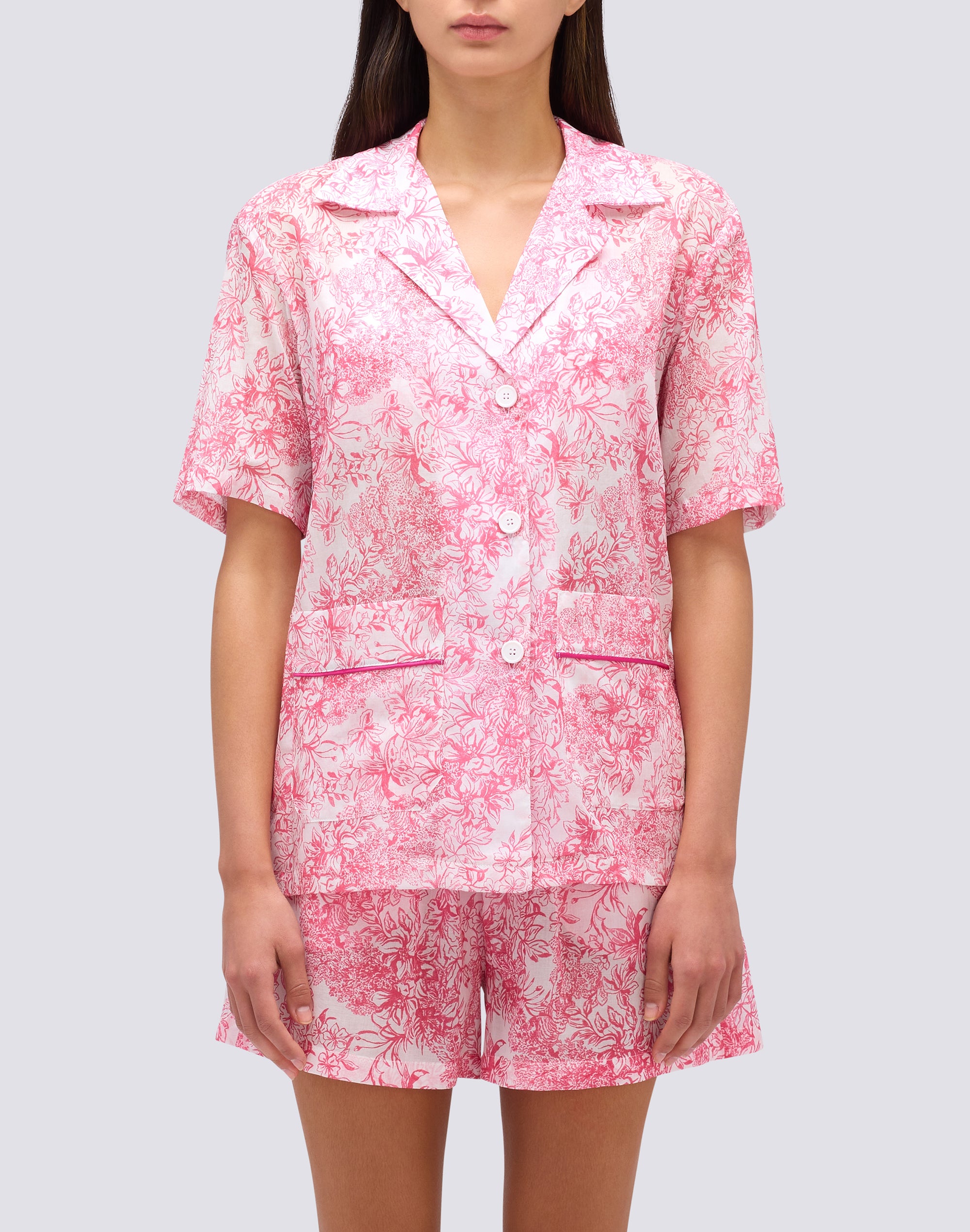 sundek-camicia-donna-stampa-fleur-de-joie-copri-bikini image 1