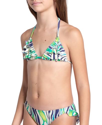 arena-water-print-bikini-a-triangolo-bambina image 8