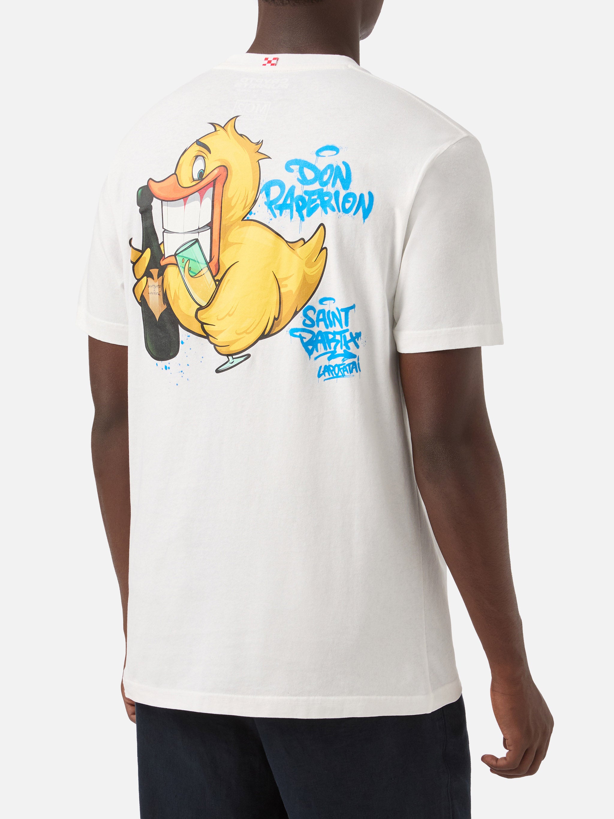 mc2-saint-barth-cryptopuppets-don-paperion-t-shirt-uomo-bianca-special-edition image 4