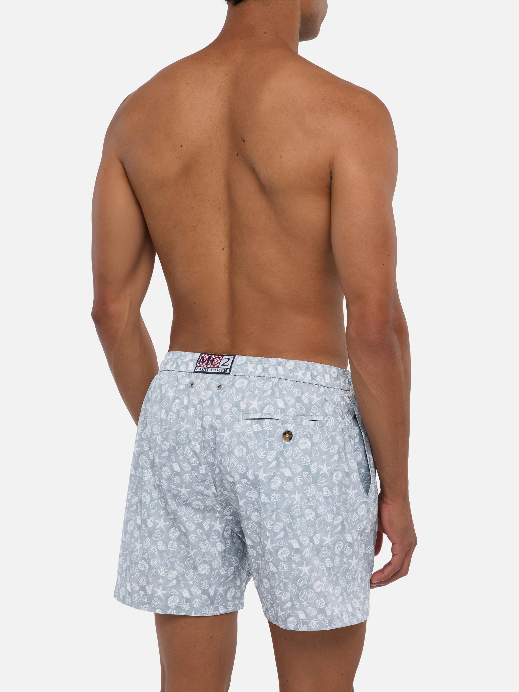 mc2-saint-barth-comfort-light-costume-mare-uomo-stampa-conchiglie-grigio image 5