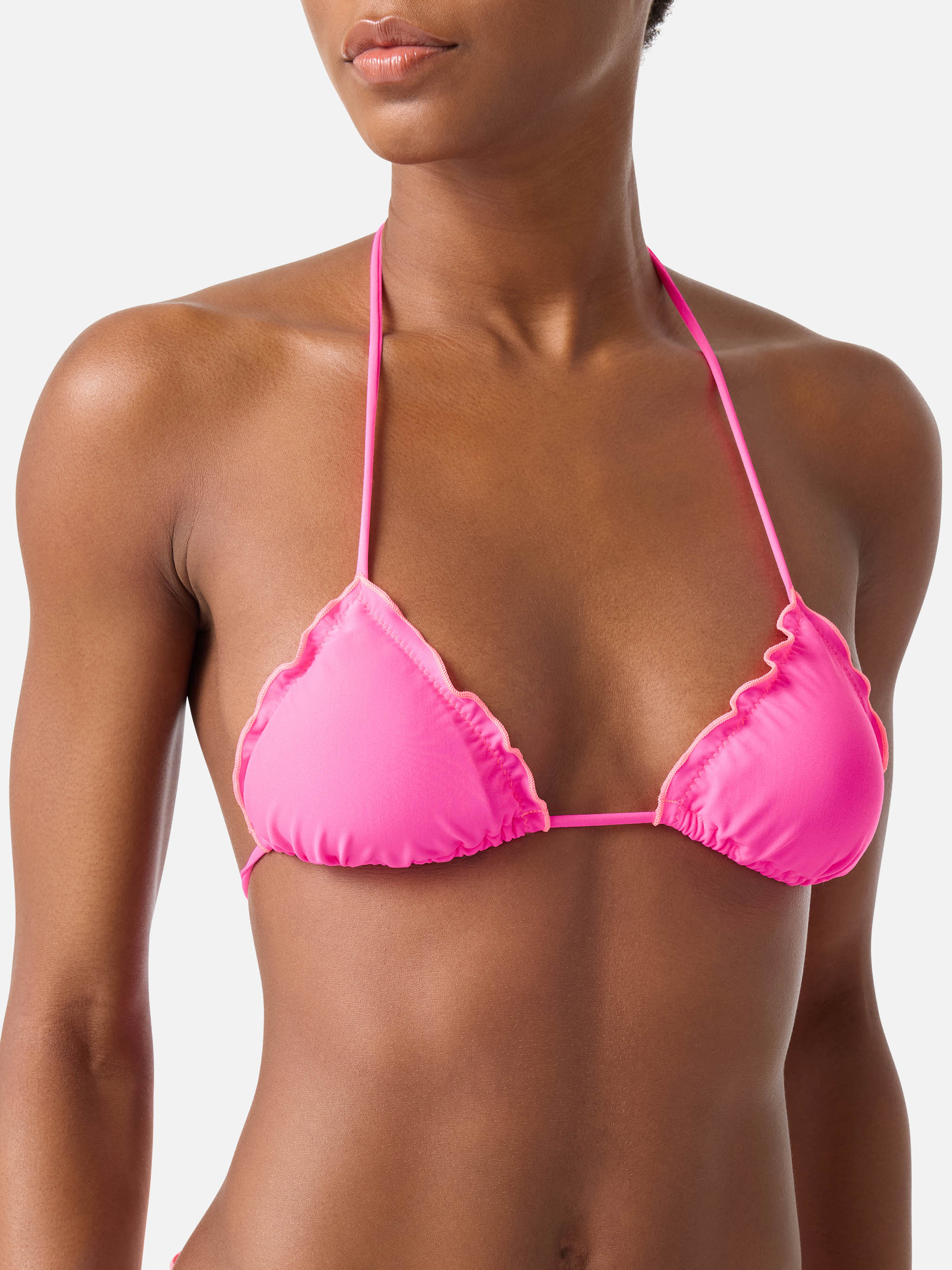 mc2-saint-barth-sagittarius-top-bikini-triangolo-fucsia-fluo image 2
