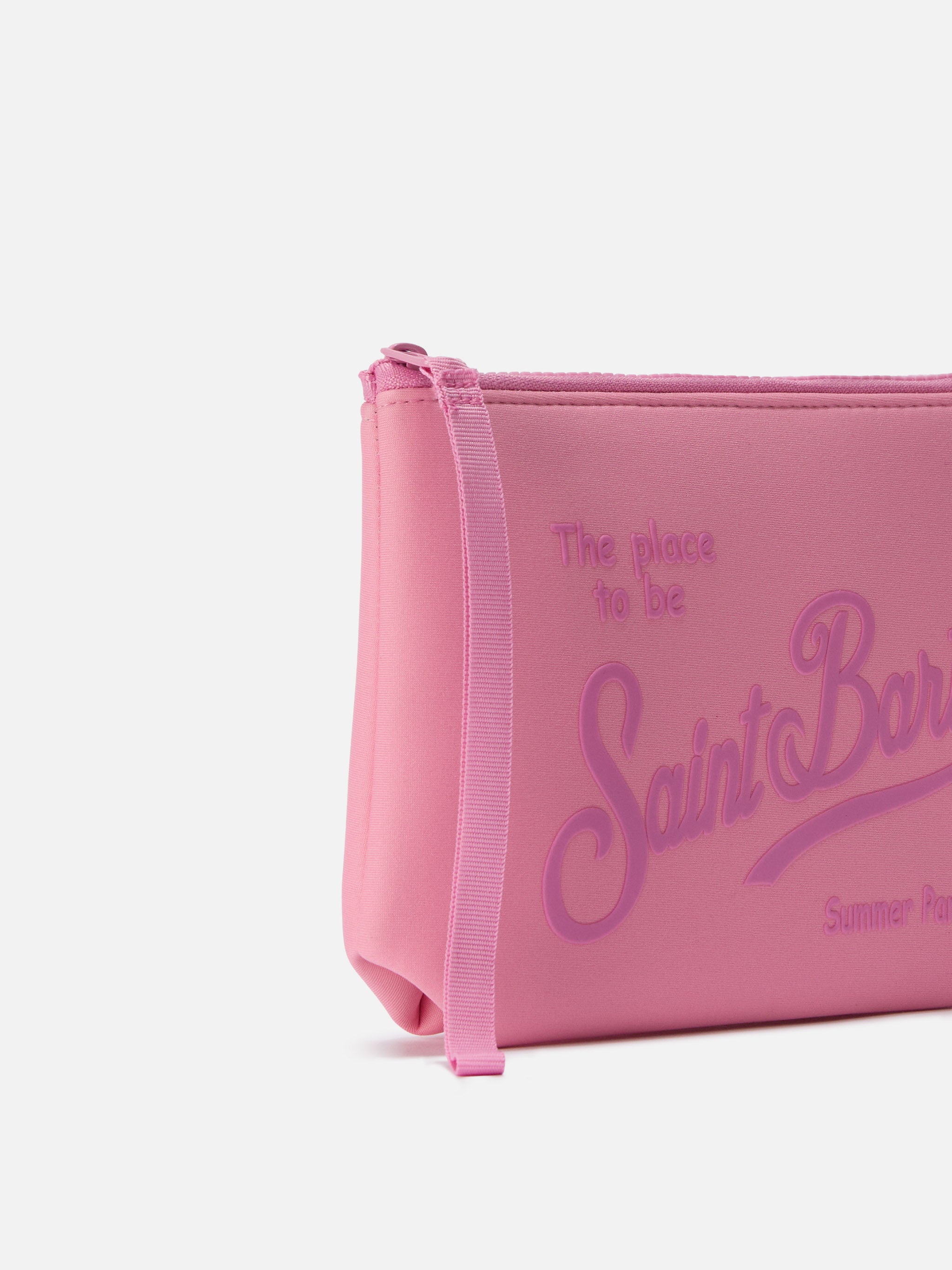 mc2-saint-barth-aline-pochette-scuba-rosa-tinta-unita image 2