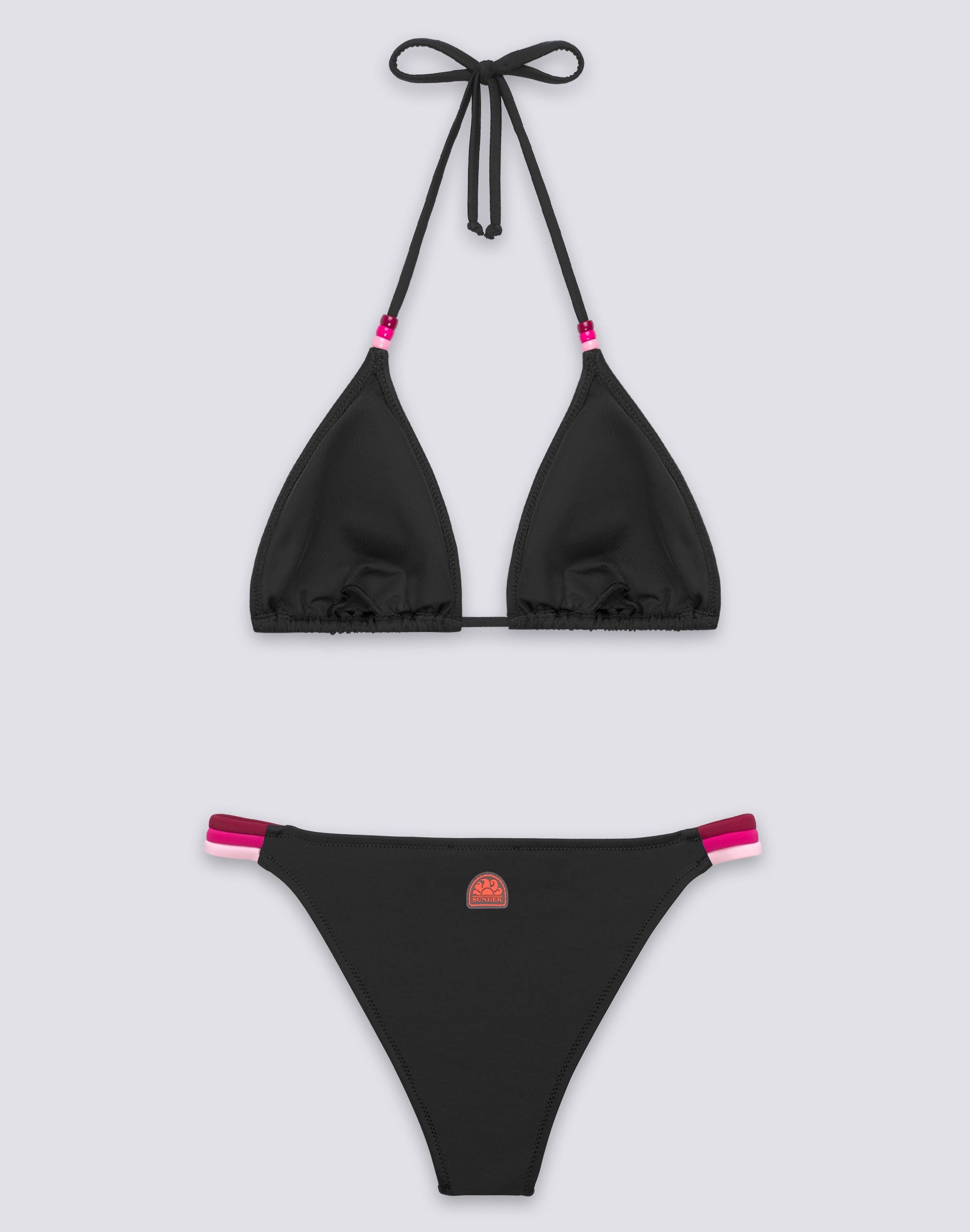 sundek-jennifer-bikini-donna-top-triangolo-imbottito-e-slip-fisso-arcobaleno image 2