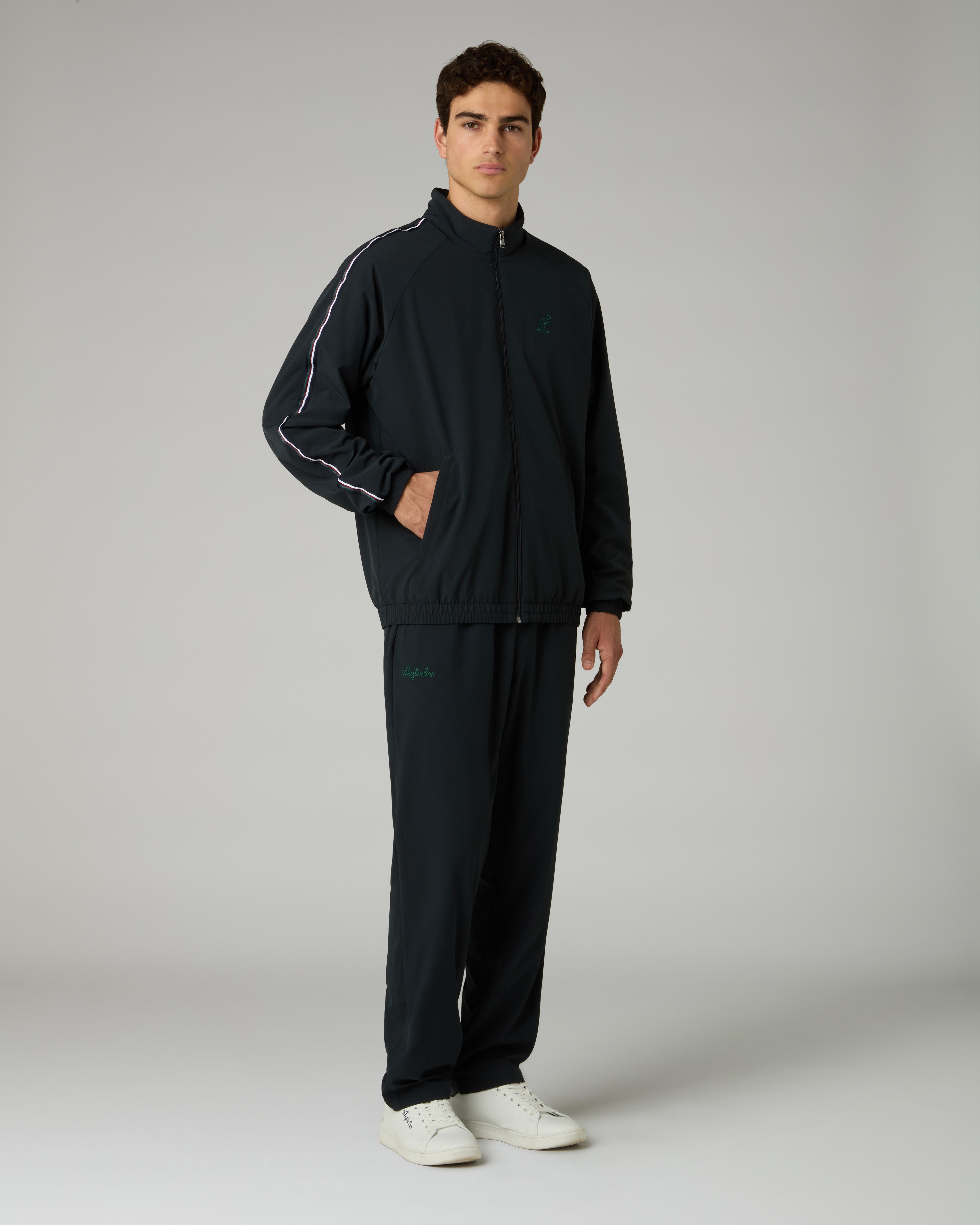 australian-victory-tracksuit-tuta-blu-bi-elastica-full-zip image 1
