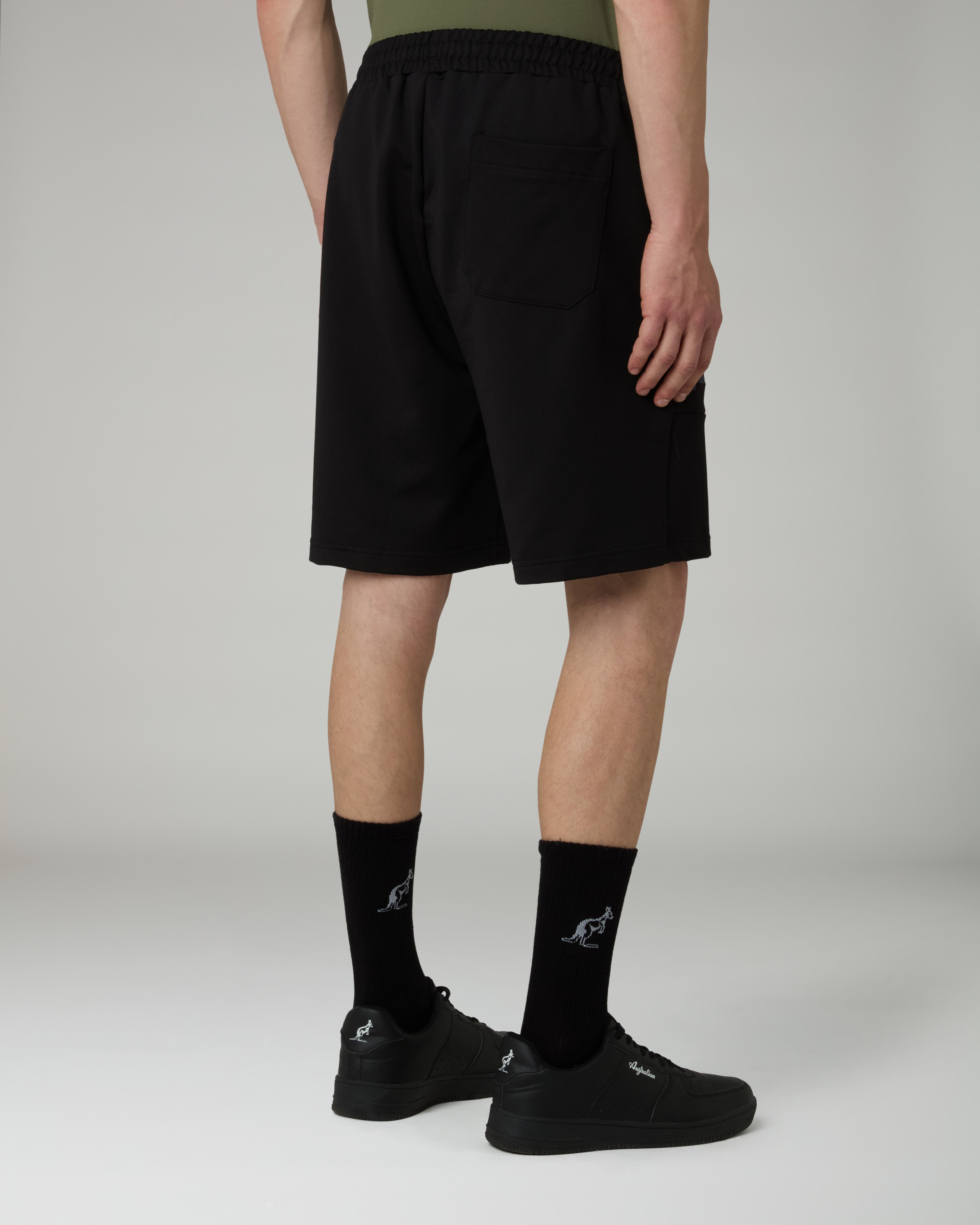 australian-poison-short-short-cotone-nero-con-coulisse image 3