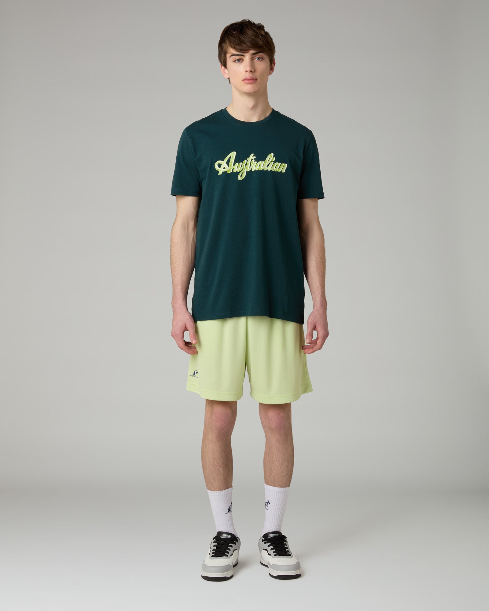australian-logo-ripple-t-shirt-alloro-in-cotone-regular image 2