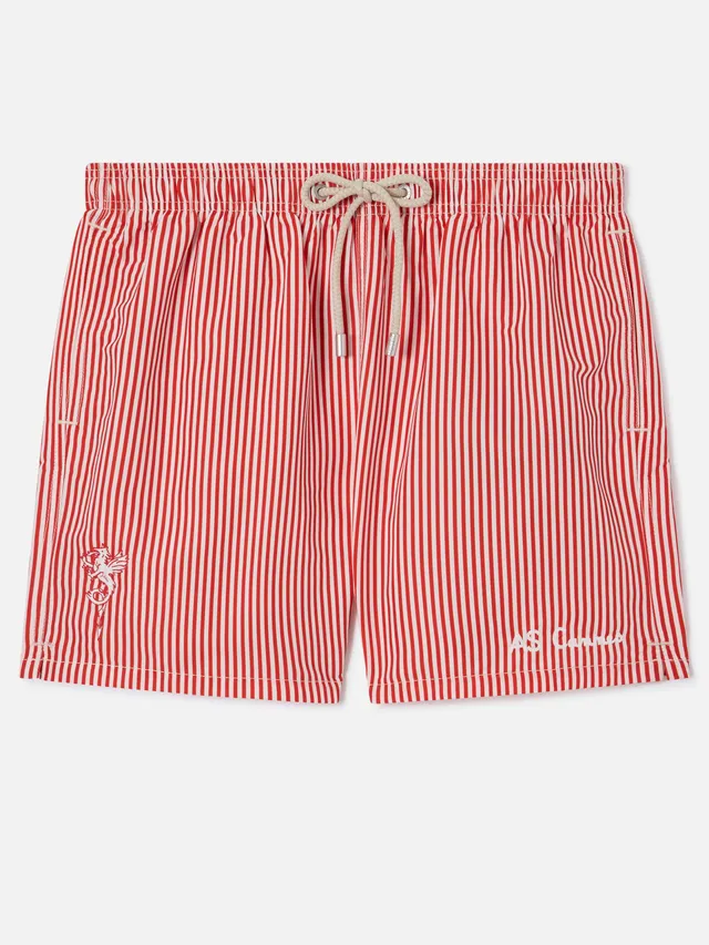 mc2-saint-barth-gustavia-costume-mare-uomo-righe-rosse-as-cannes-special-edition image 1