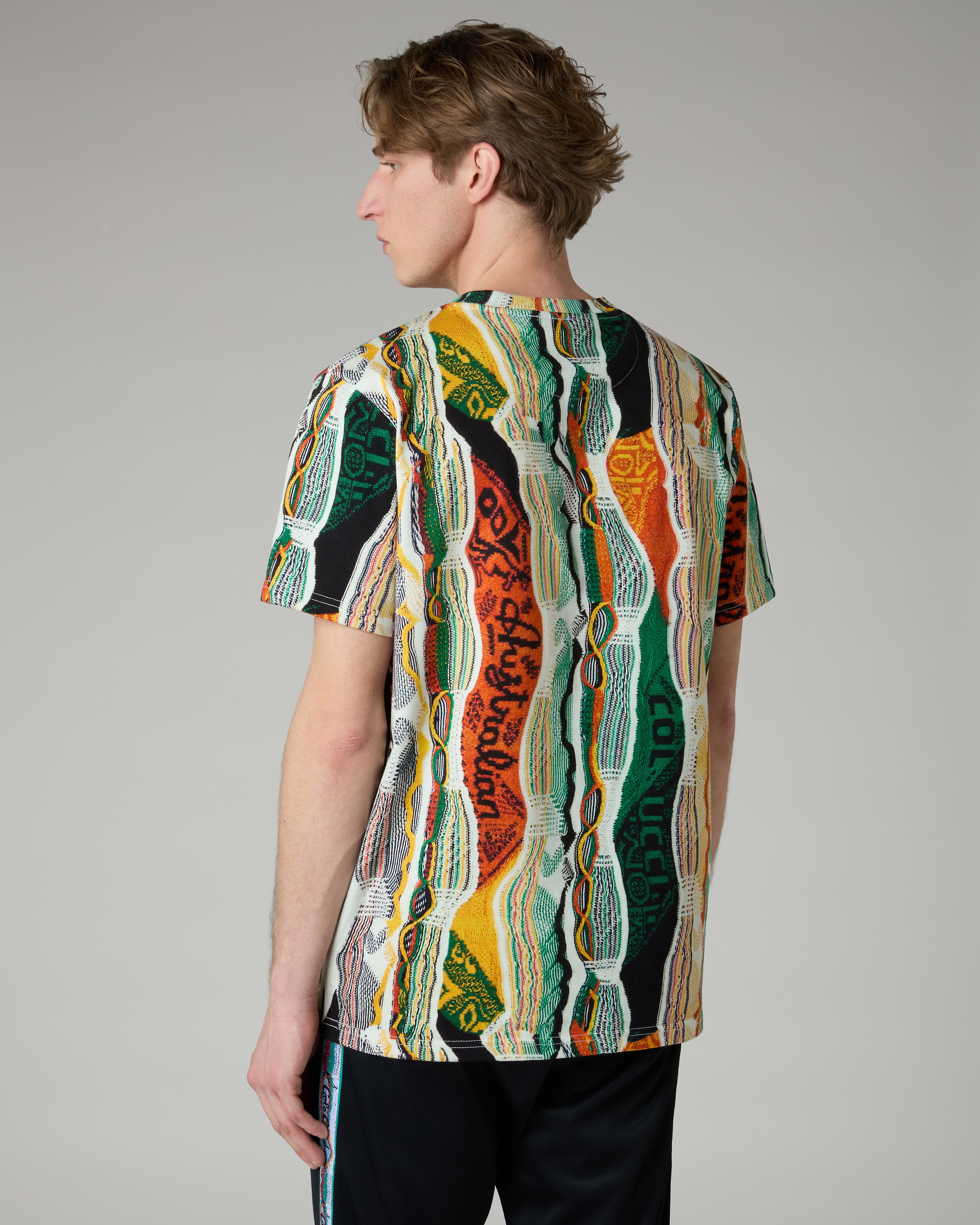 australian-knit-effect-t-shirt-t-shirt-jersey-bianco-carlo-colucci-x-australian image 3