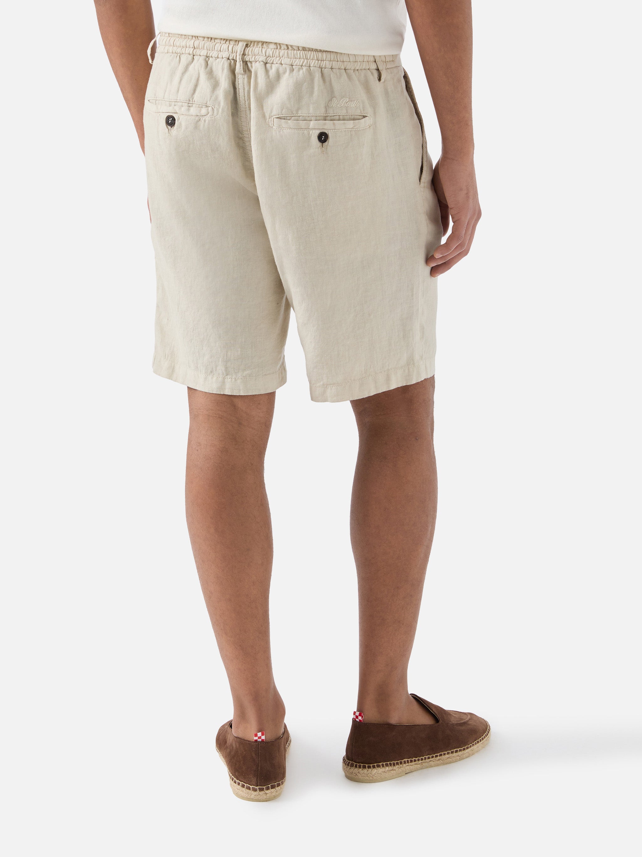 mc2-saint-barth-bermuda-sebastian-in-puro-lino-beige image 3