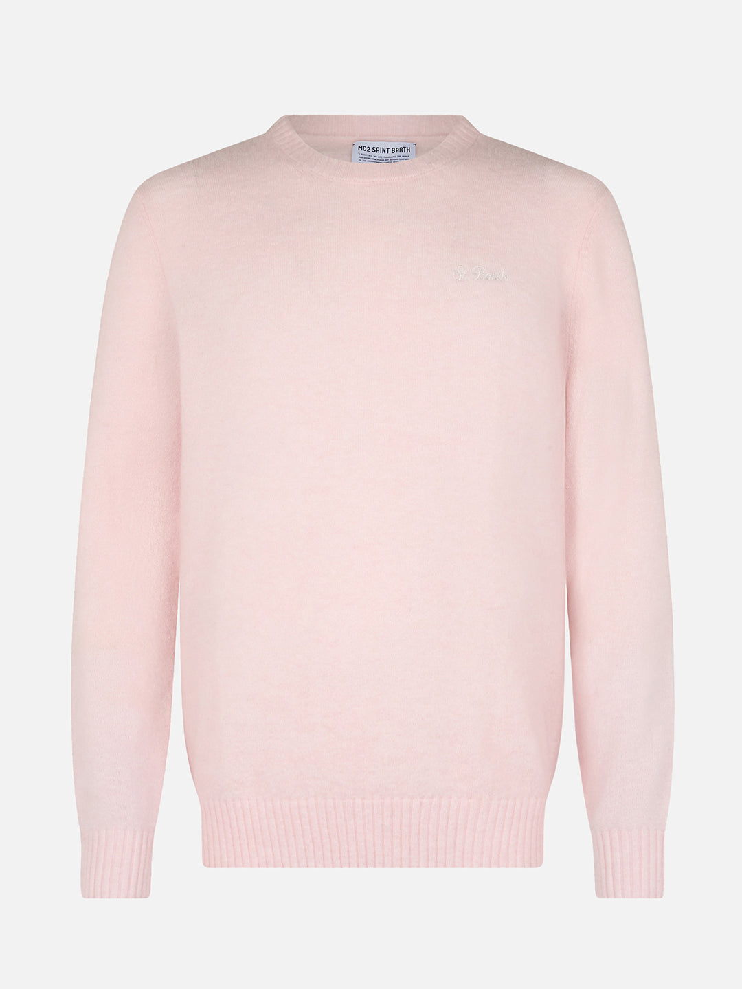 mc2-saint-barth-maglione-girocollo-regent-in-alpaca-stretch-rosa image 4