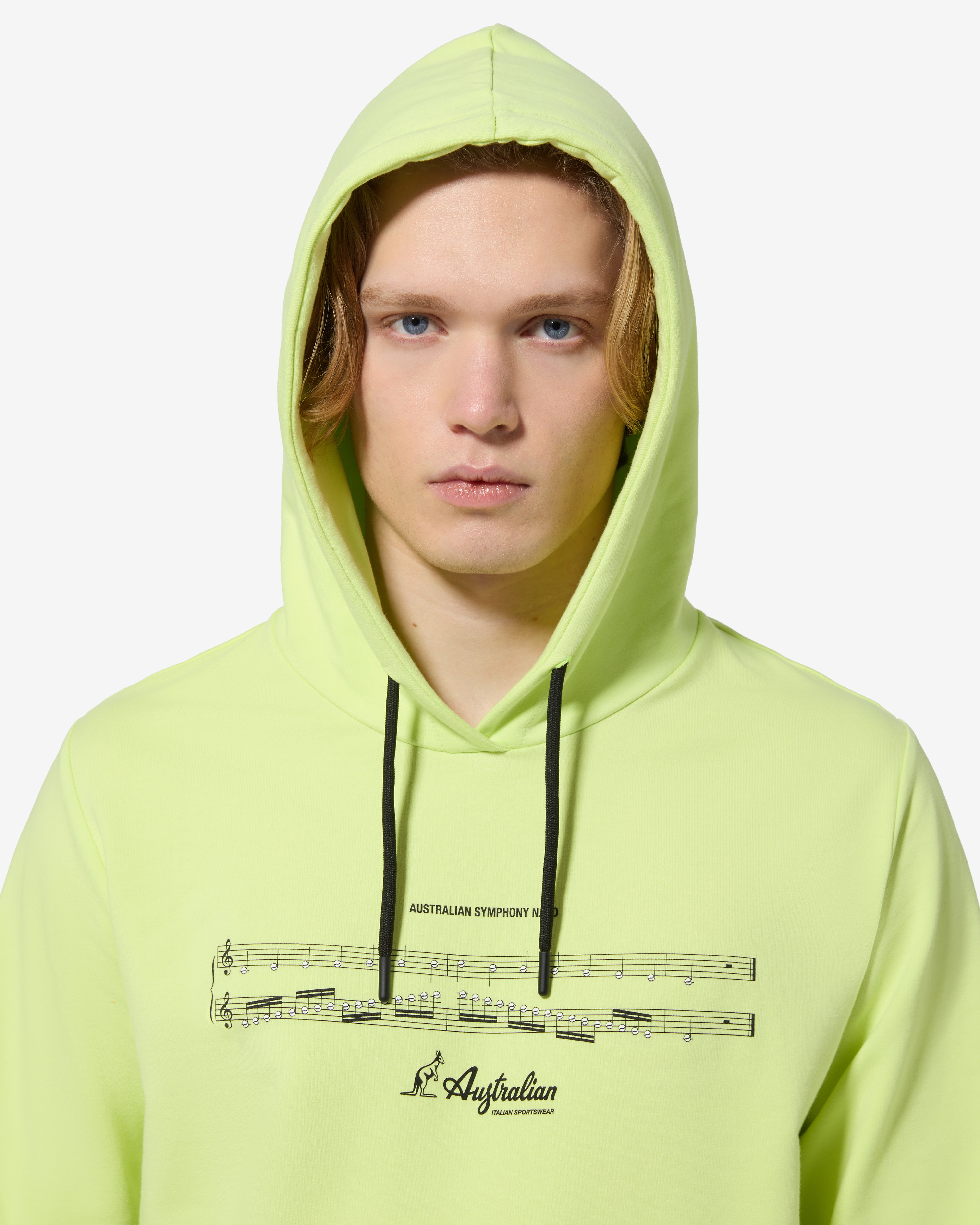australian-symphony-felpa-con-cappuccio-cotone-lime image 4