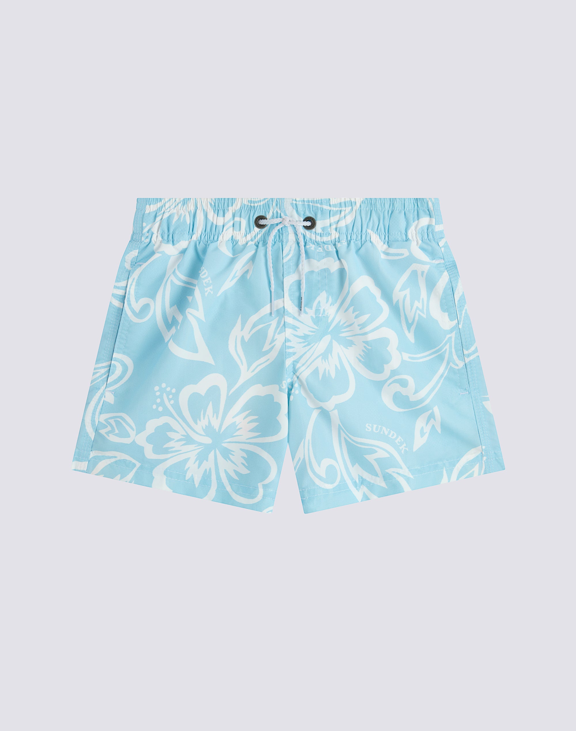 sundek-costume-bambino-a-pantaloncino-con-vita-elasticata-stampa-archive-hibiscu image 2