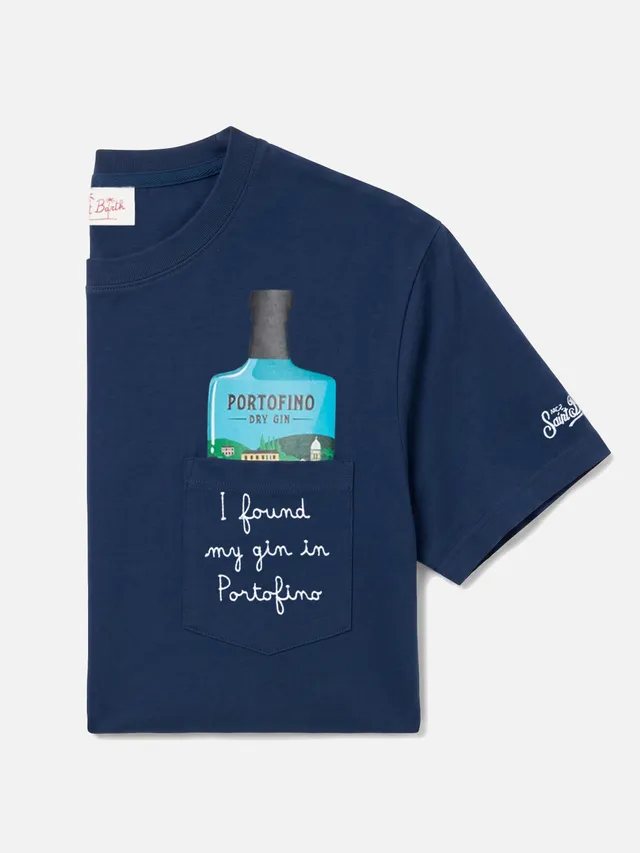 mc2-saint-barth-t-shirt-austin-uomo-blu-i-found-my-gin-in-portofino-special-edit image 1