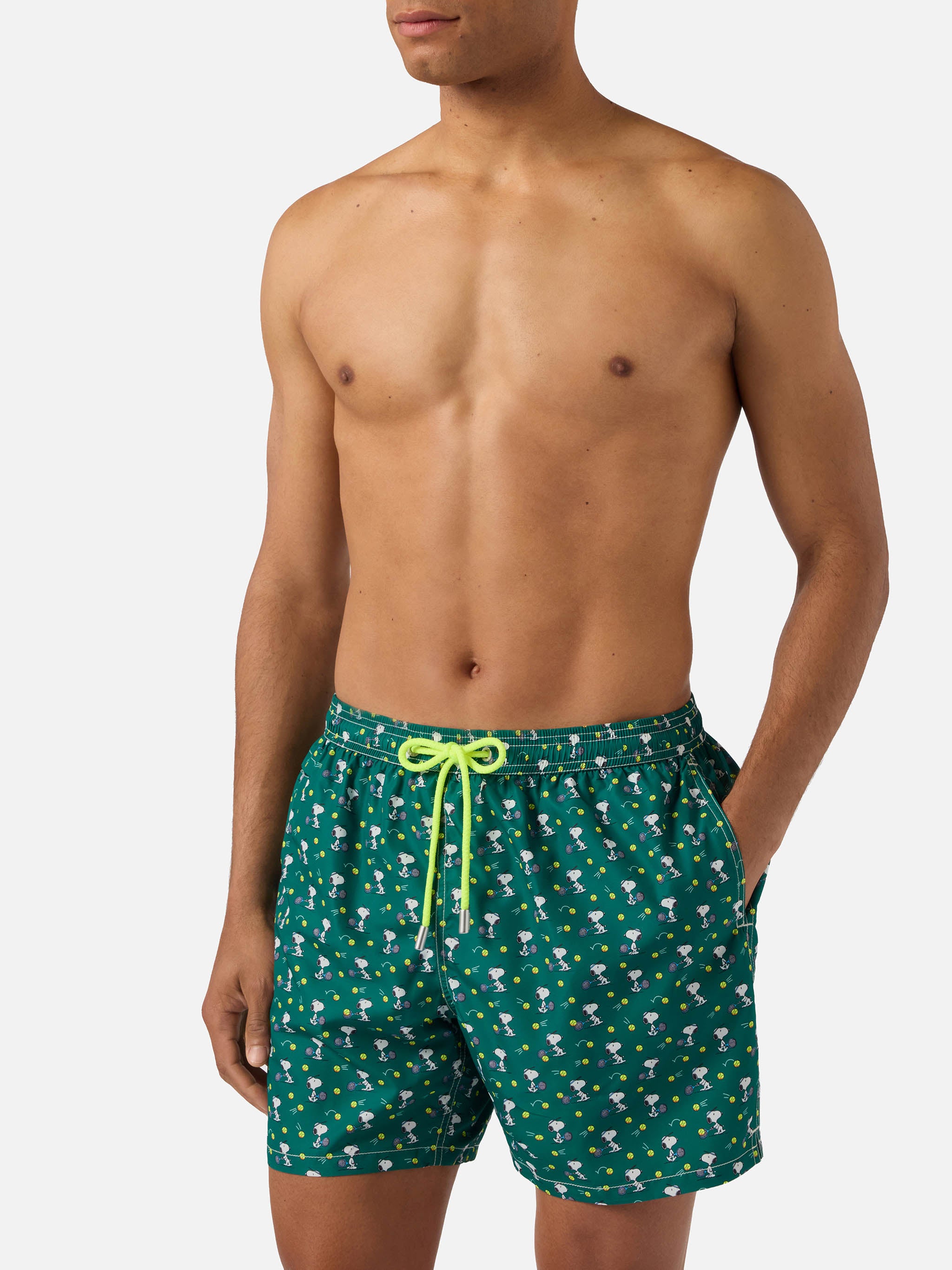 mc2-saint-barth-costume-mare-lighting-micro-verde-con-stampa-snoopy-tennis-speci image 3