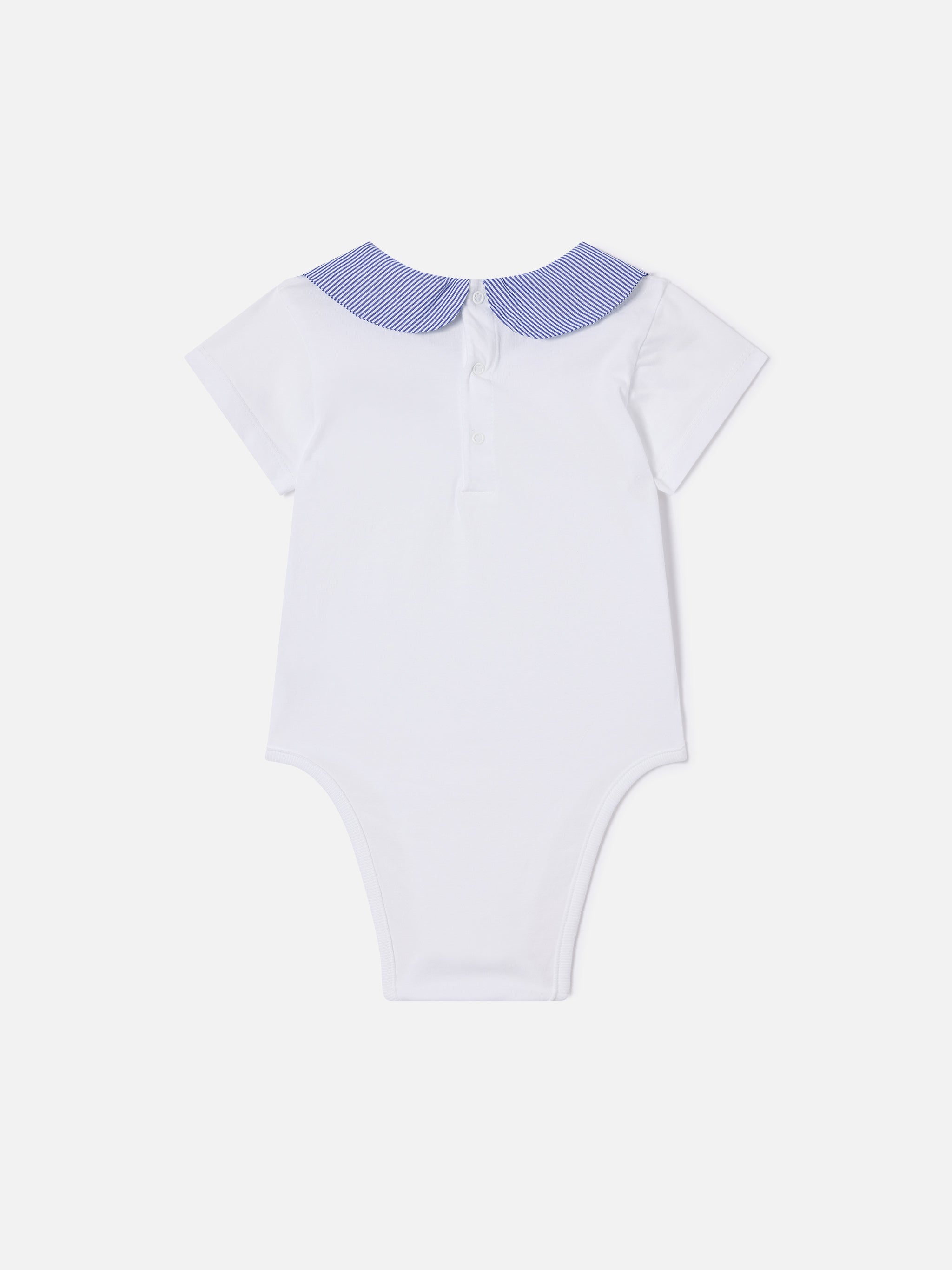 mc2-saint-barth-body-lou-neonato-cotone-organico-bianco-ricamo-mini-captain image 3