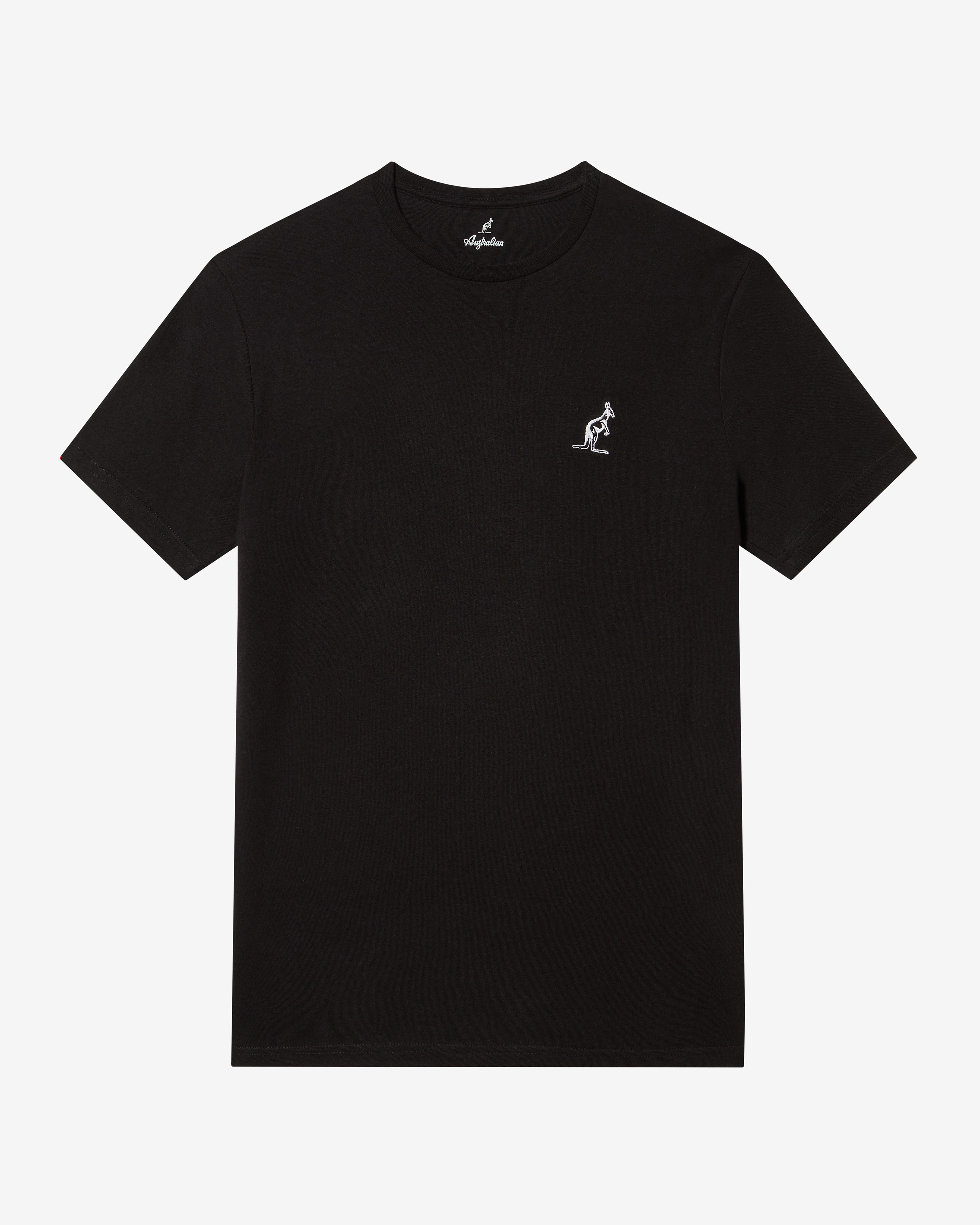 australian-basic-t-shirt-sportswear-in-cotone-nera image 5