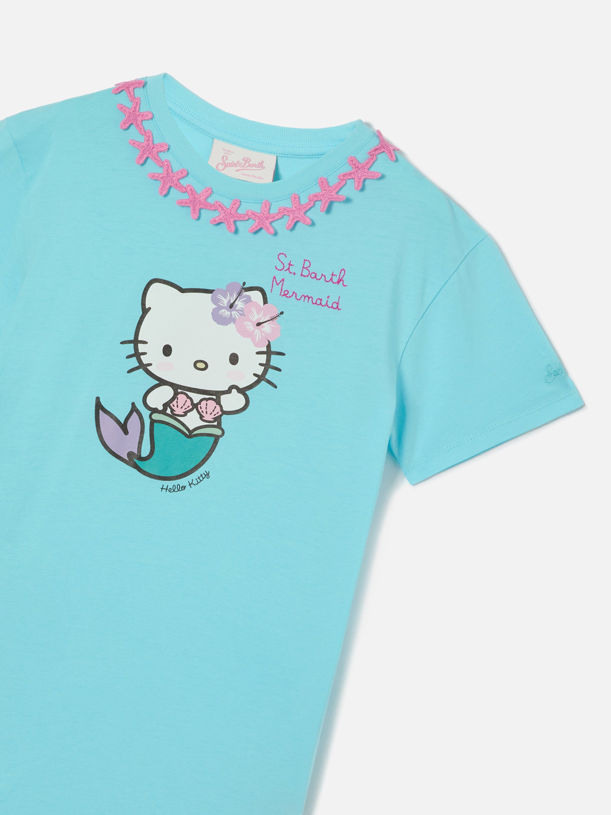 mc2-saint-barth-abbey-abito-bambina-in-cotone-organico-stampa-hello-kitty-specia image 2