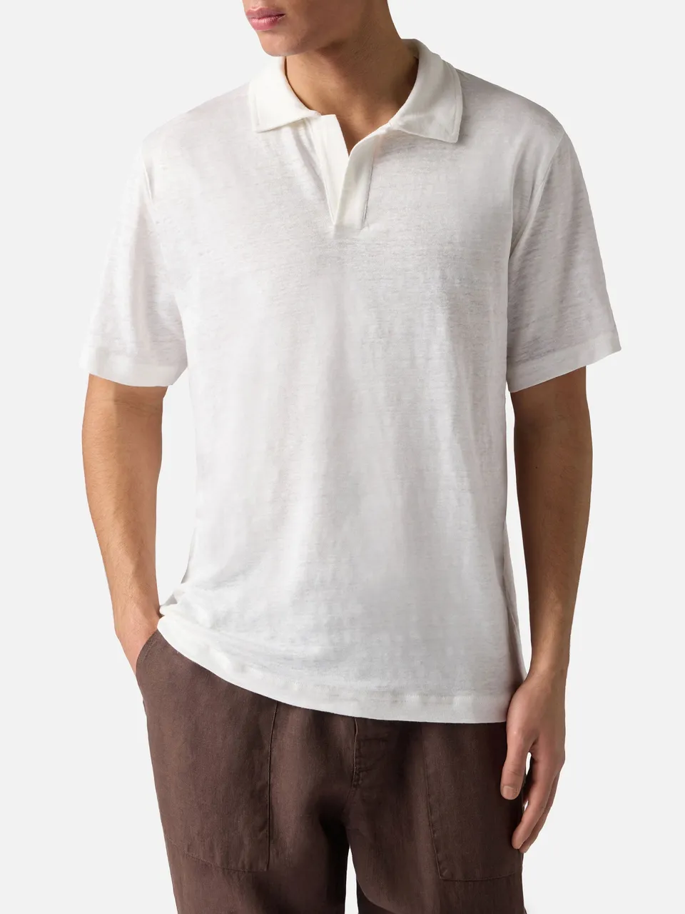 mc2-saint-barth-polo-fraser-in-puro-lino-bianco-polo-uomo-maniche-corte-vestibil image 1