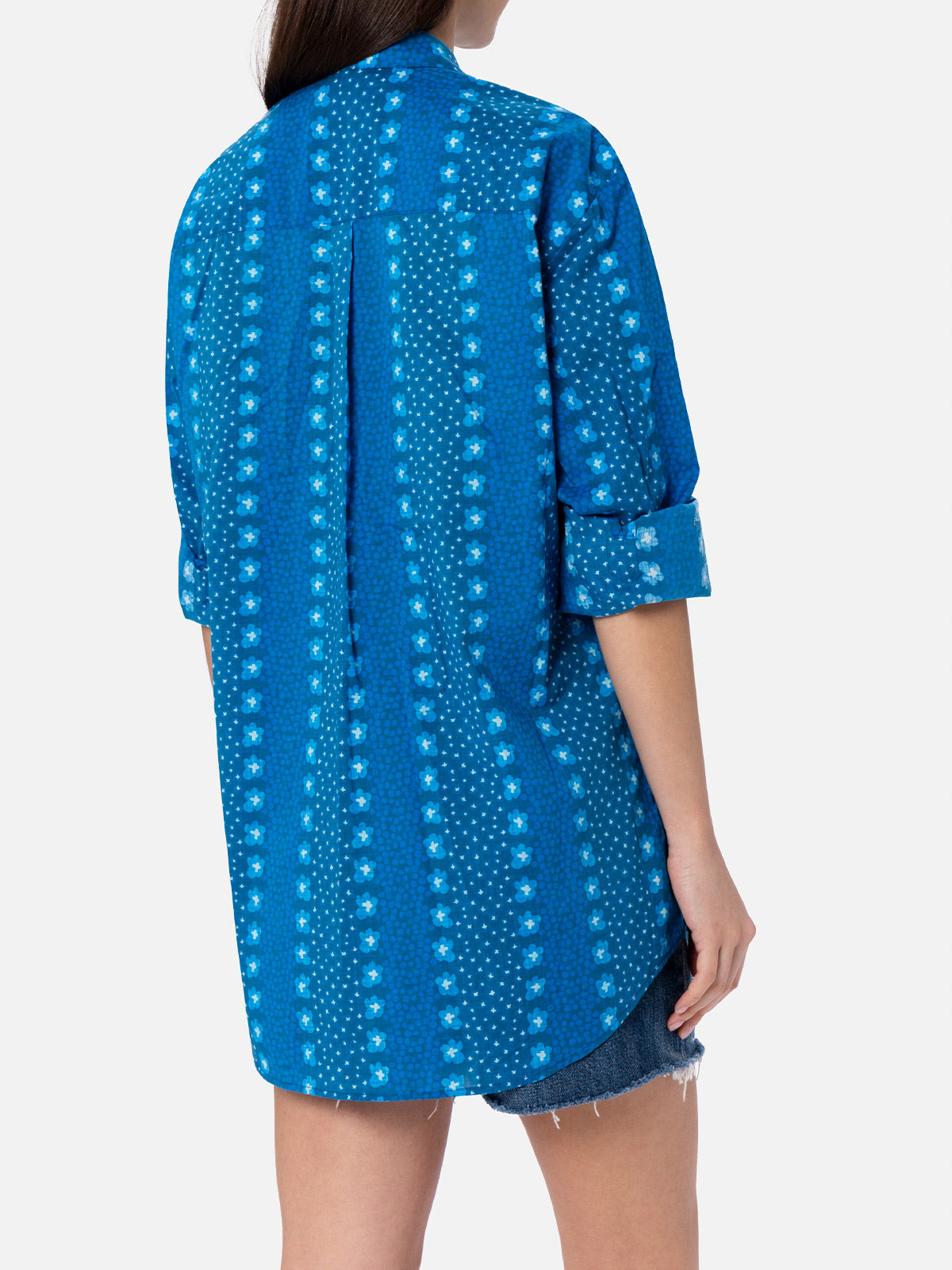 mc2-saint-barth-camicia-brigitte-donna-in-cotone-fantasia-floreale-indaco image 2
