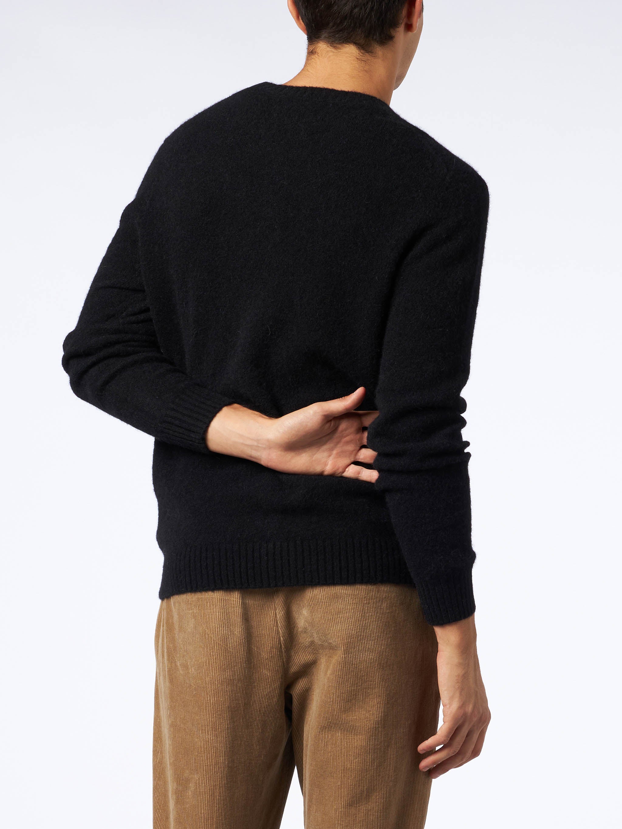 mc2-saint-barth-heron-maglione-uomo-girocollo-nero-alpaca-stretch image 3